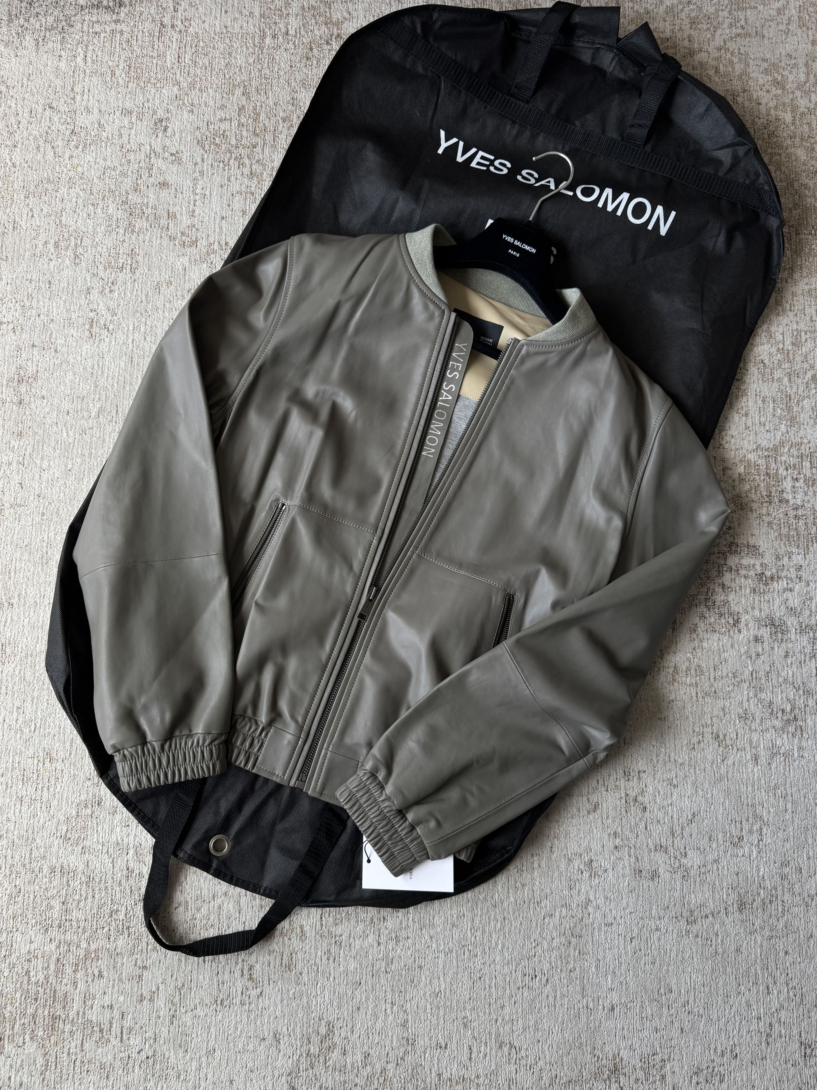 Yves Salomon Yves Salomon Leather Bomber Jacket Size US M / EU 48-50 / 2 - 1 Thumbnail