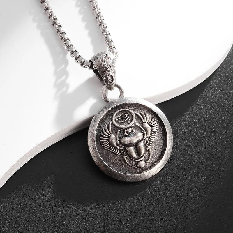 Other Vintage Egyptian Scarab Eye Necklace Size ONE SIZE - 2 Thumbnail
