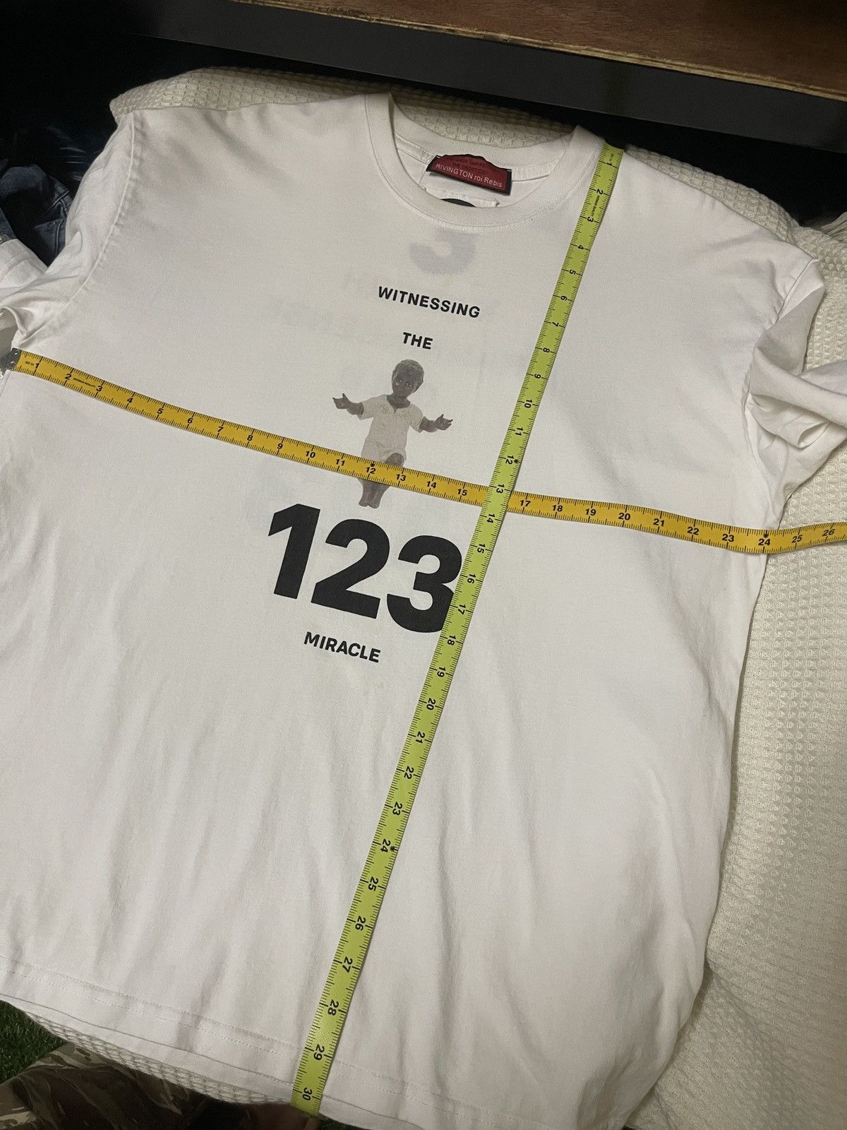 RRR-123 MYRRH FRANKINCENSE GOLD🔥RIVINGTON roi REBIS 123🔥White TEE Size US XL / EU 56 / 4 - 8 Thumbnail