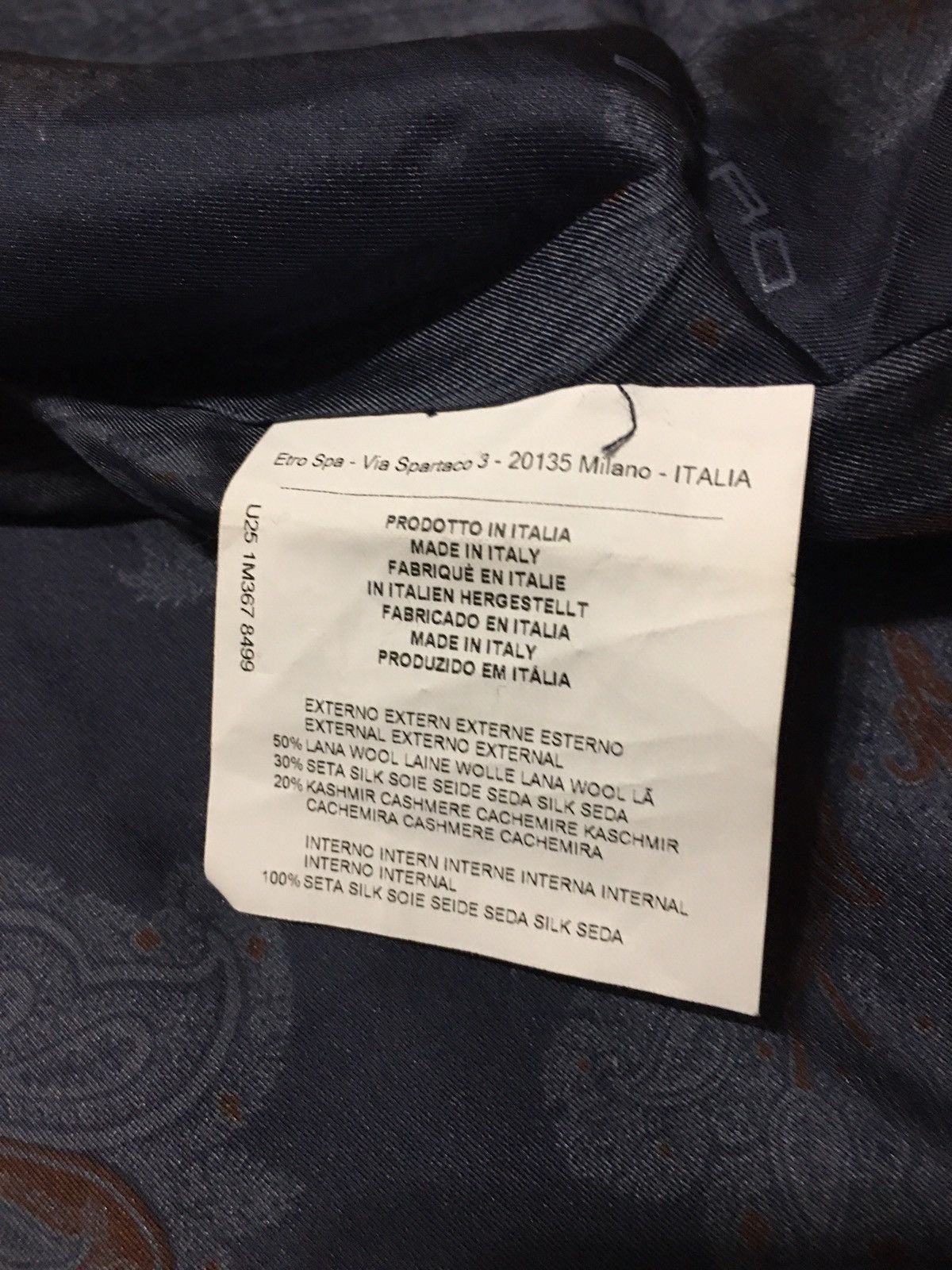 Etro ETRO Milano Cashmere Wool Silk Knit Cardigan Sweater Size S Size US S / EU 44-46 / 1 - 10 Thumbnail