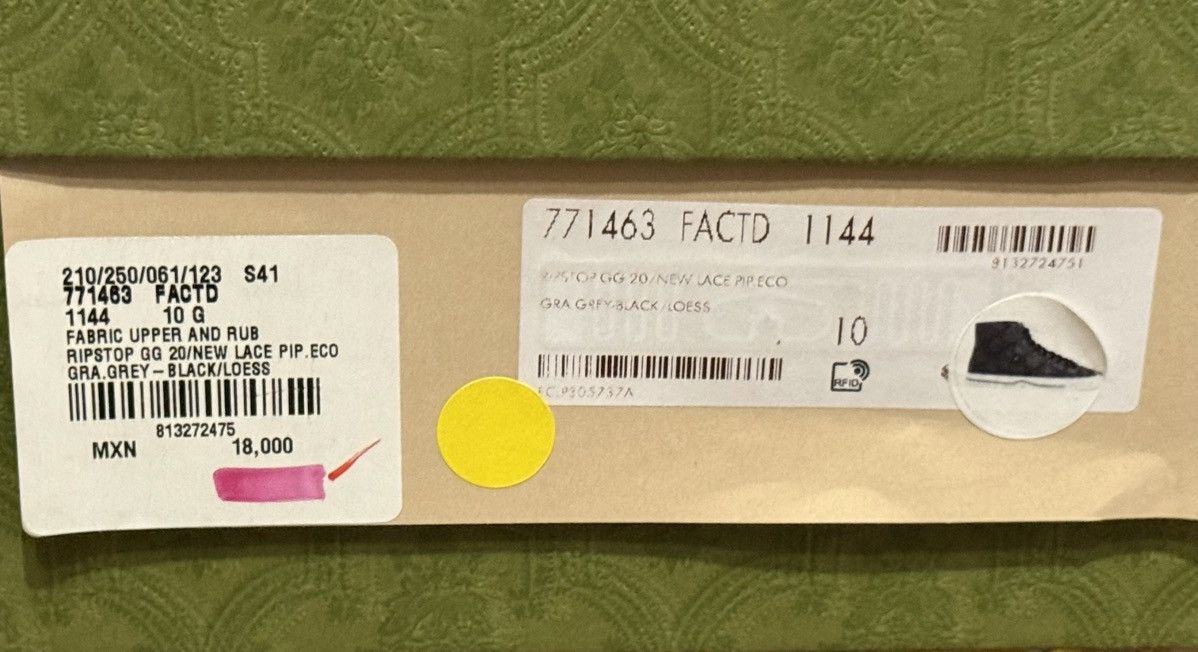 Gucci Size 10.5 US - Gucci Tennis 1977 High GG Monogram - Size US 10.5 / EU 43-44 - 15 Thumbnail