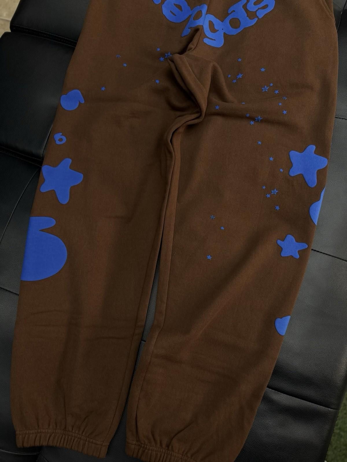 Other Size L - Sp5der Worldwide Brown/Blue Sweats Authentic Size US 34 / EU 50 - 3 Thumbnail