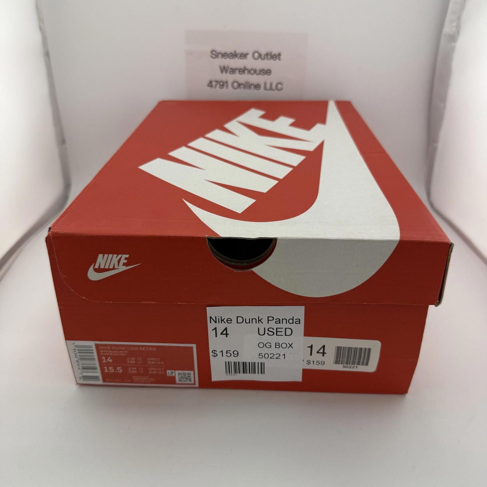 Nike Nike Dunk Panda 14 Used Size US 14 / EU 47 - 7 Thumbnail