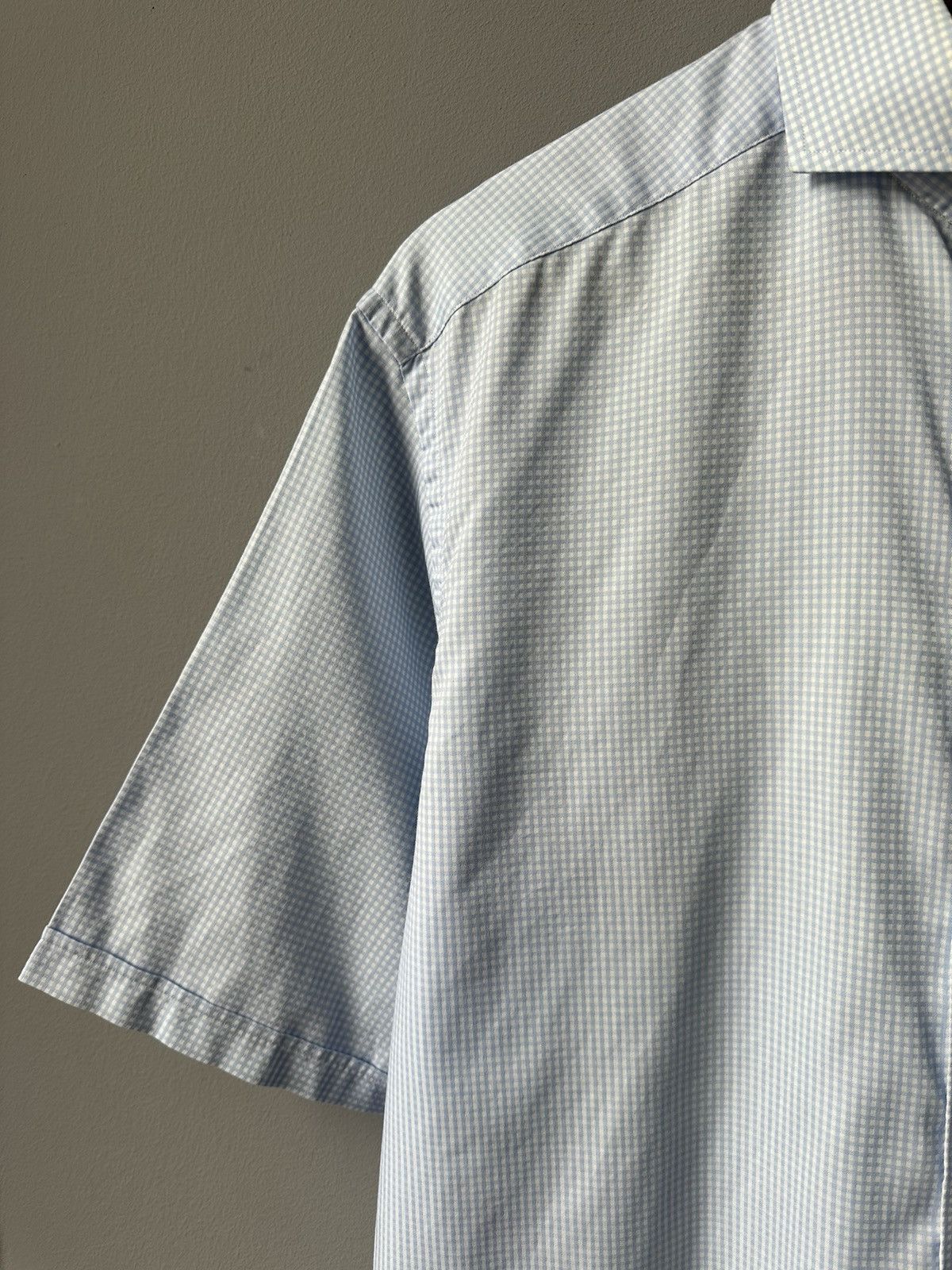 Eton Vintage Casual Shirt Eton Blue Luxury Size US M / EU 48-50 / 2 - 4 Thumbnail