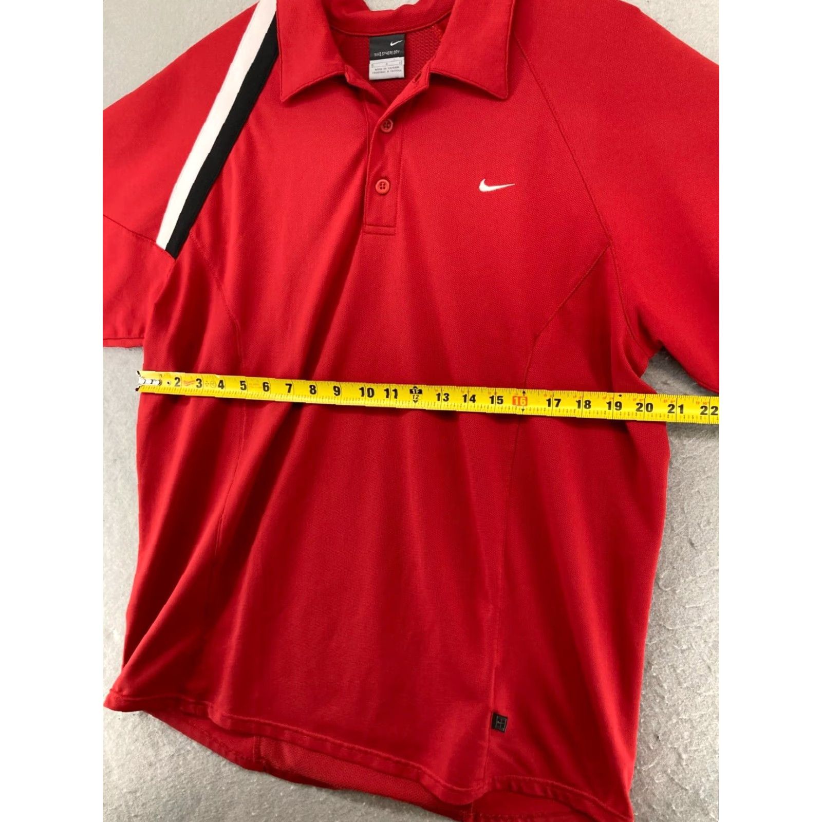 Nike Nike Sphere Dry Polo Mens L Orange Tiger Clemson Swoosh Sportswear Shirt 90s Theme Football Golf Tigers Size US L / EU 52-54 / 3 - 2 Thumbnail