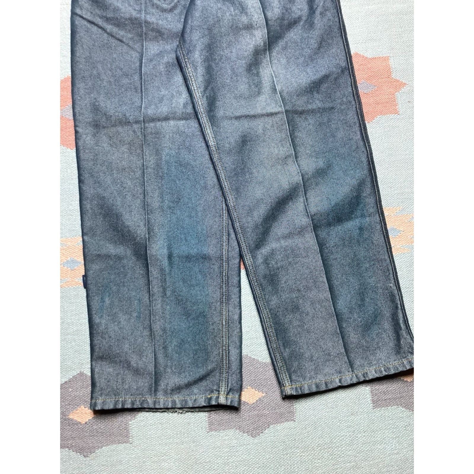Tommy Hilfiger VINTAGE Tommy Hilfiger Jeans Baggy Hip Hop 34x32 Men Blue Baggy Carpenter JNCO Style Skater 90s Modern Size US 34 / EU 50 - 6 Thumbnail