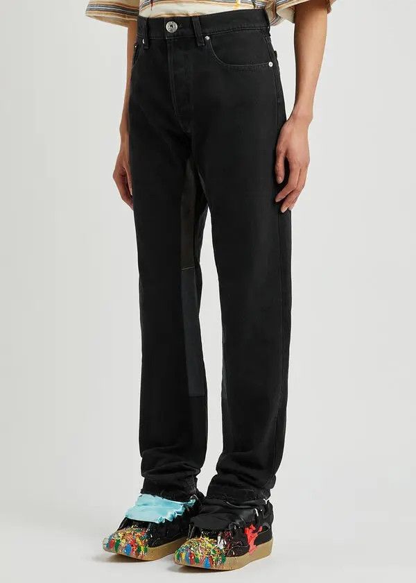Lanvin o1y0125 Jeans Pant in Black Size US 33 - 2 Thumbnail