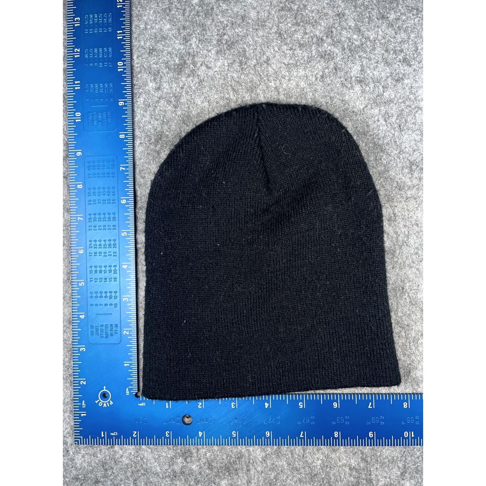 Vintage VINTAGE Trader Joes Hat Beanie Mens One Size Black Knit Logo Winter Grocery Yupoong Size ONE SIZE - 4 Thumbnail