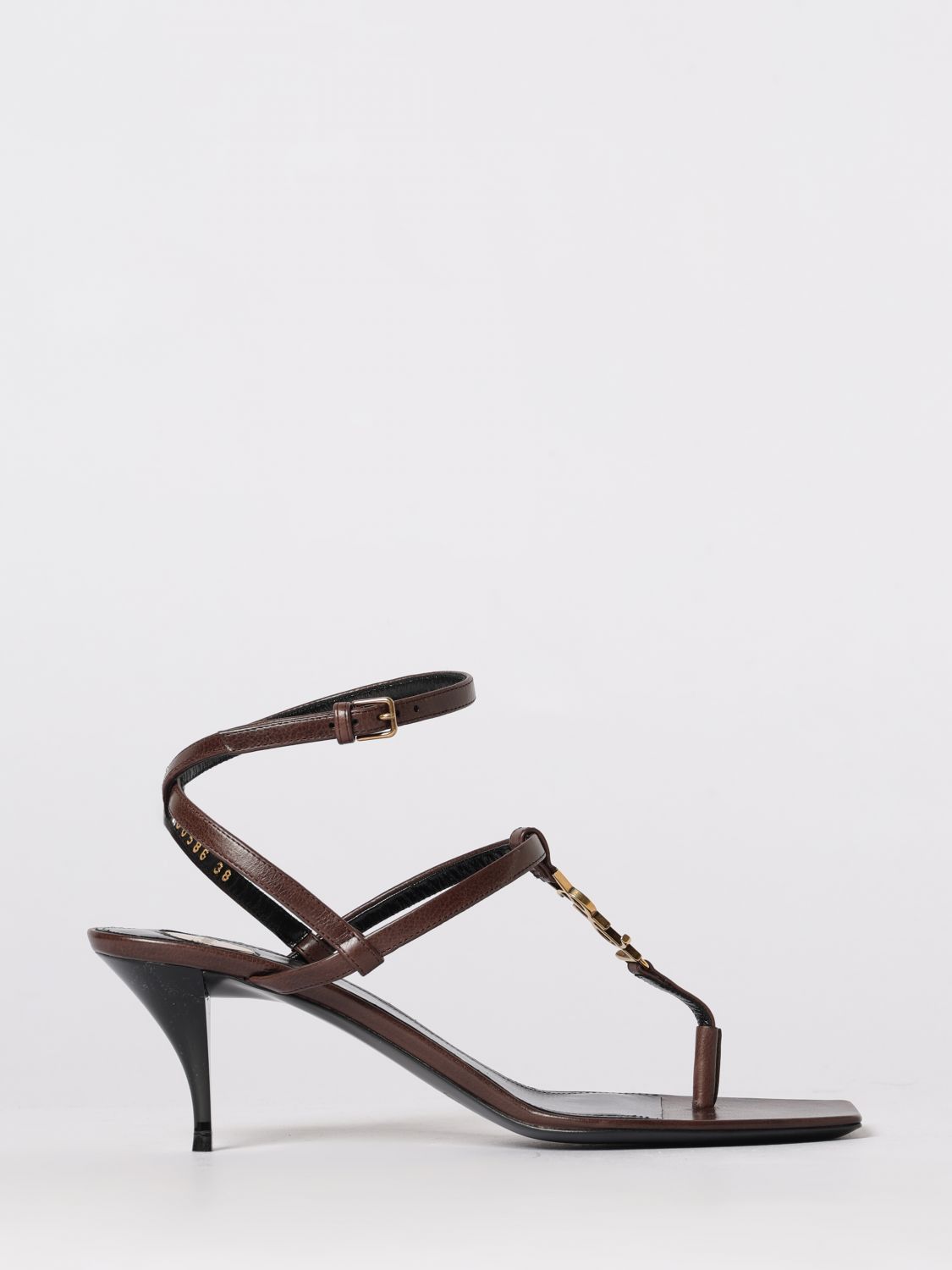 Saint Laurent Paris Saint Laurent Heeled Sandal Woman Brown Size US 6 / IT 36 - 1 Thumbnail