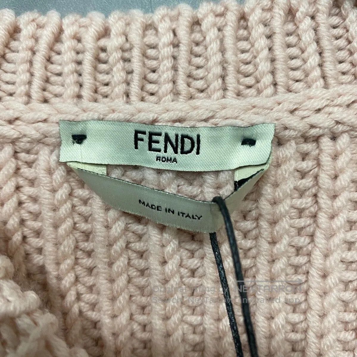 Fendi FENDI Roma Logo Wool Sweater. Size S / US 4 / IT 40 - 4 Thumbnail