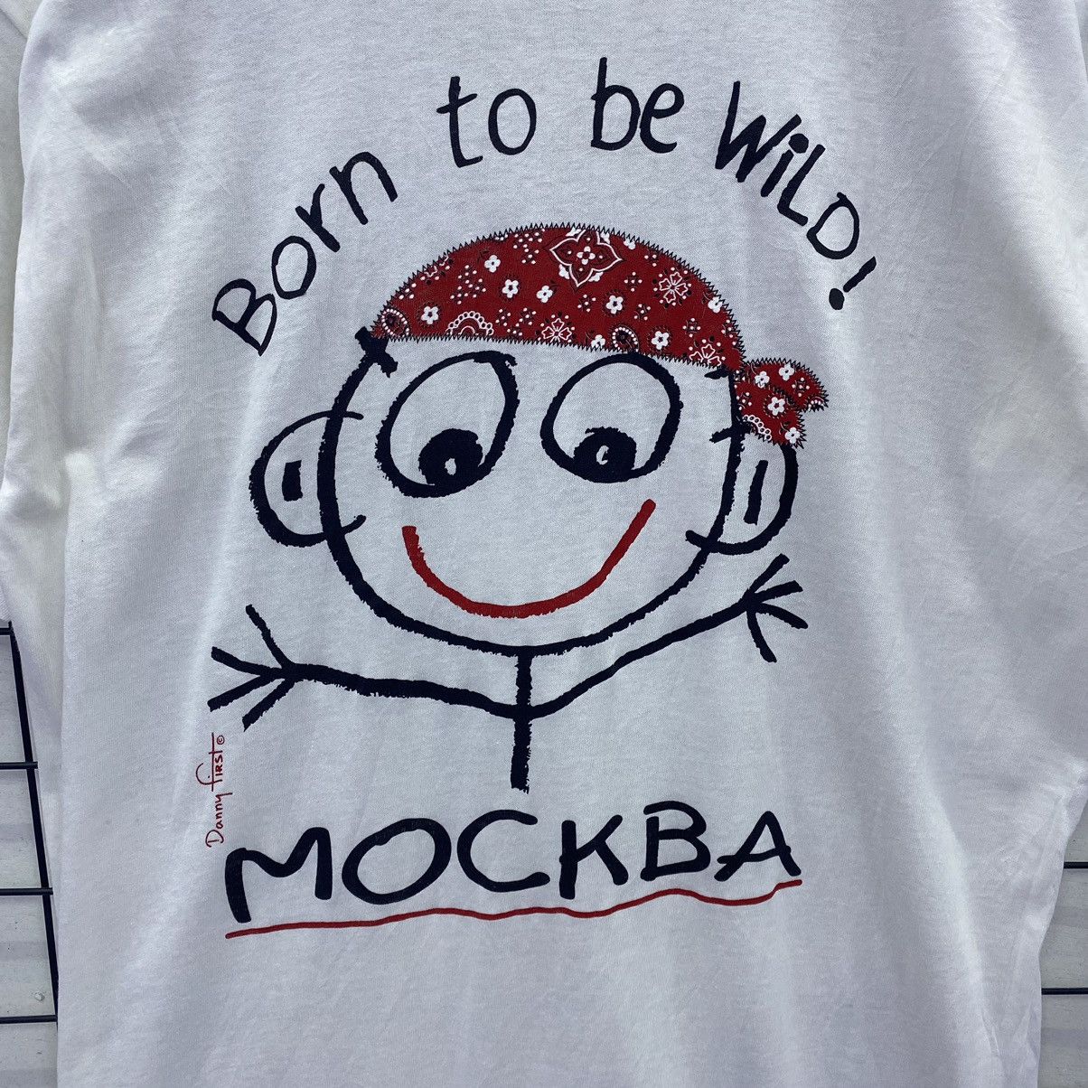 Cartoon Network × Vintage Vintage 90’s Danny First Mockba Born To Be Wild Tshirt Size US M / EU 48-50 / 2 - 2 Thumbnail
