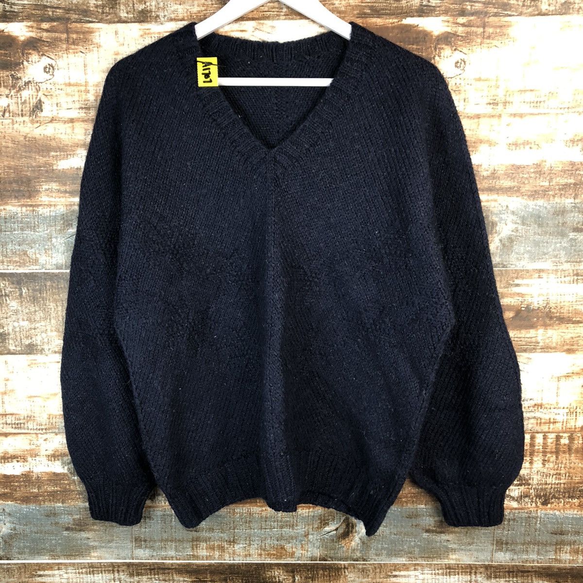 Homespun Knitwear × Japanese Brand × Vintage Japanese Dark Blue vintage sweatshirt Knitwear #A1707 Size US M / EU 48-50 / 2 - 3 Thumbnail