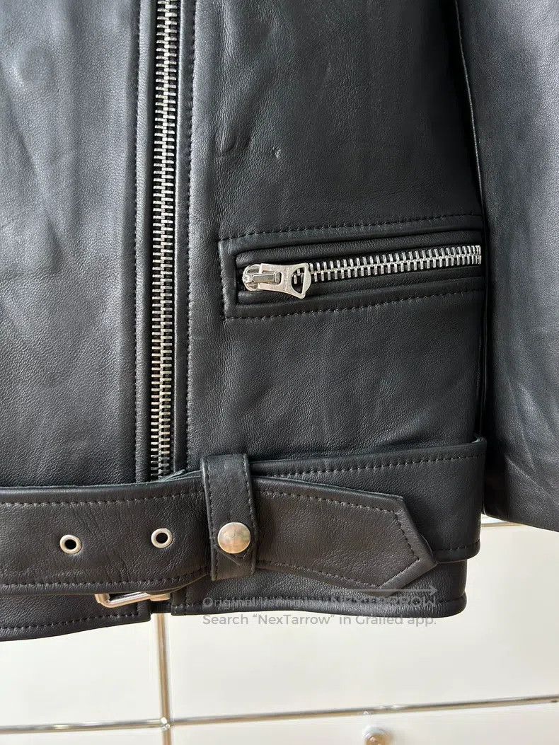 Acne Studios Acne Studios Classic Biker Leather Jacket Size XS / US 0-2 / IT 36-38 - 4 Thumbnail
