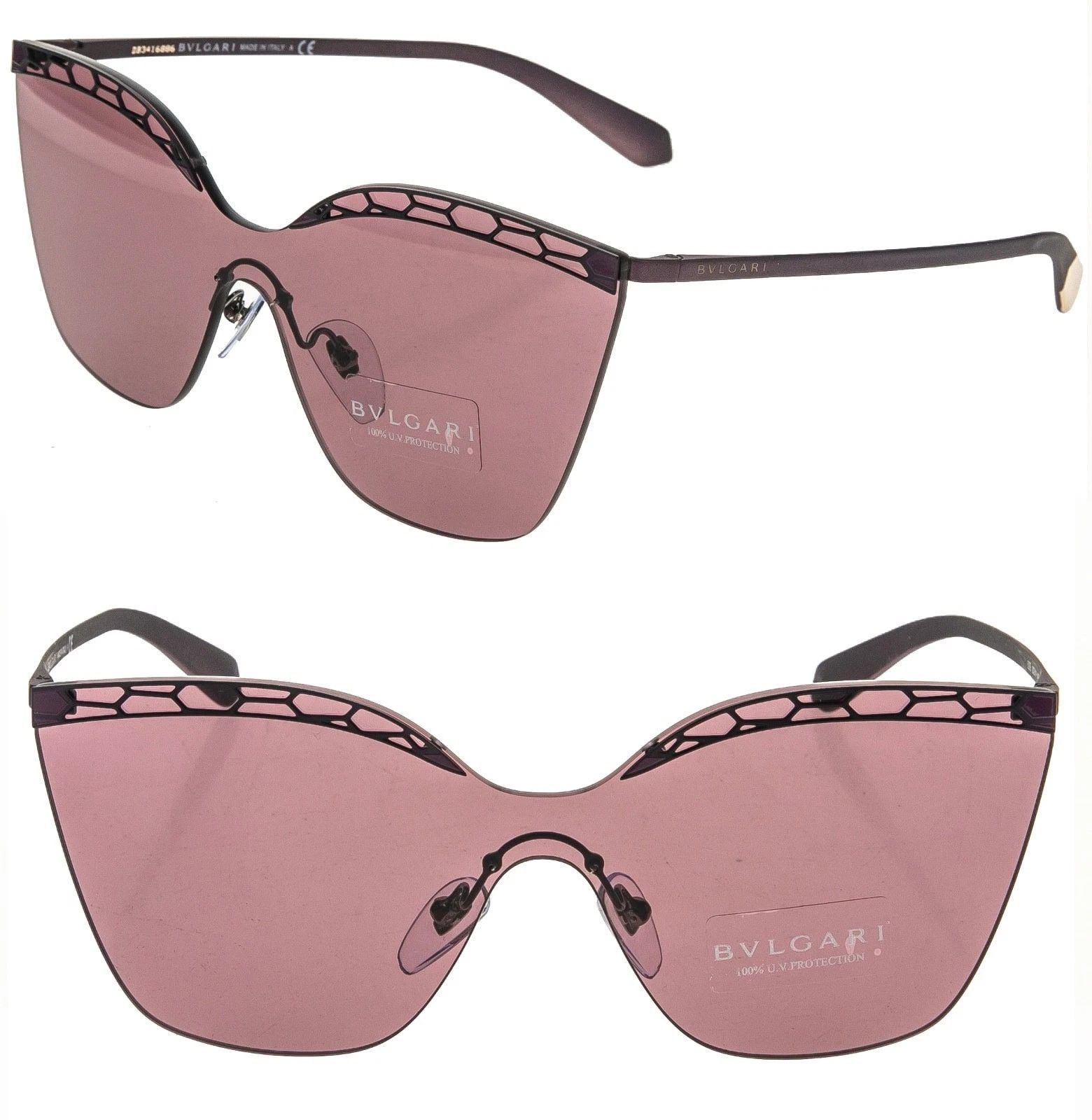 BVLGARI BV6093 6093 SERPENTEYES Burgundy Scale Sunglasses