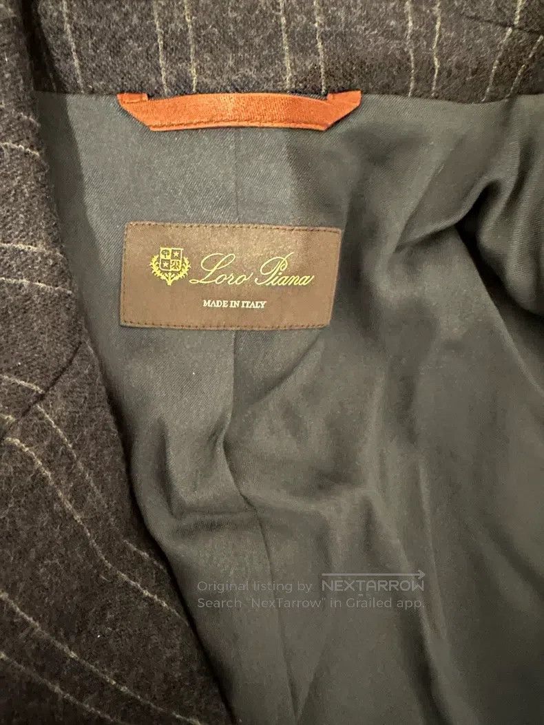 Loro Piana Loro Piana Classic Striped Blazer Jacket Size XS / US 0-2 / IT 36-38 - 3 Thumbnail