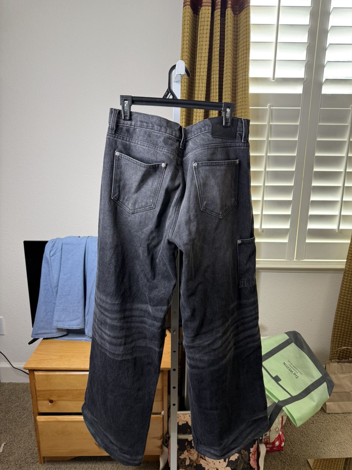 Other Discont’d Baggy Charcoal Denim Jeans Size US 32 / EU 48 - 2 Thumbnail