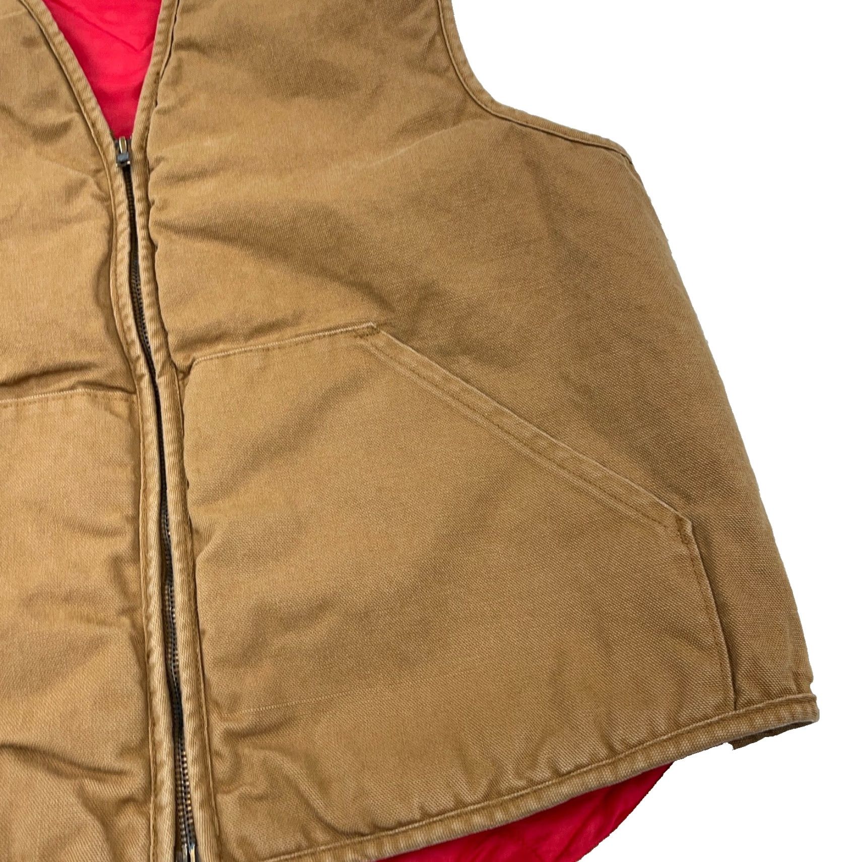 Vintage VINTAGE Zero Zone Vest Jacket Men L Brown Canvas Insulated Zip Pockets Quilted Utility Casual Workwear Fall Winter Spring Size US L / EU 52-54 / 3 - 5 Thumbnail