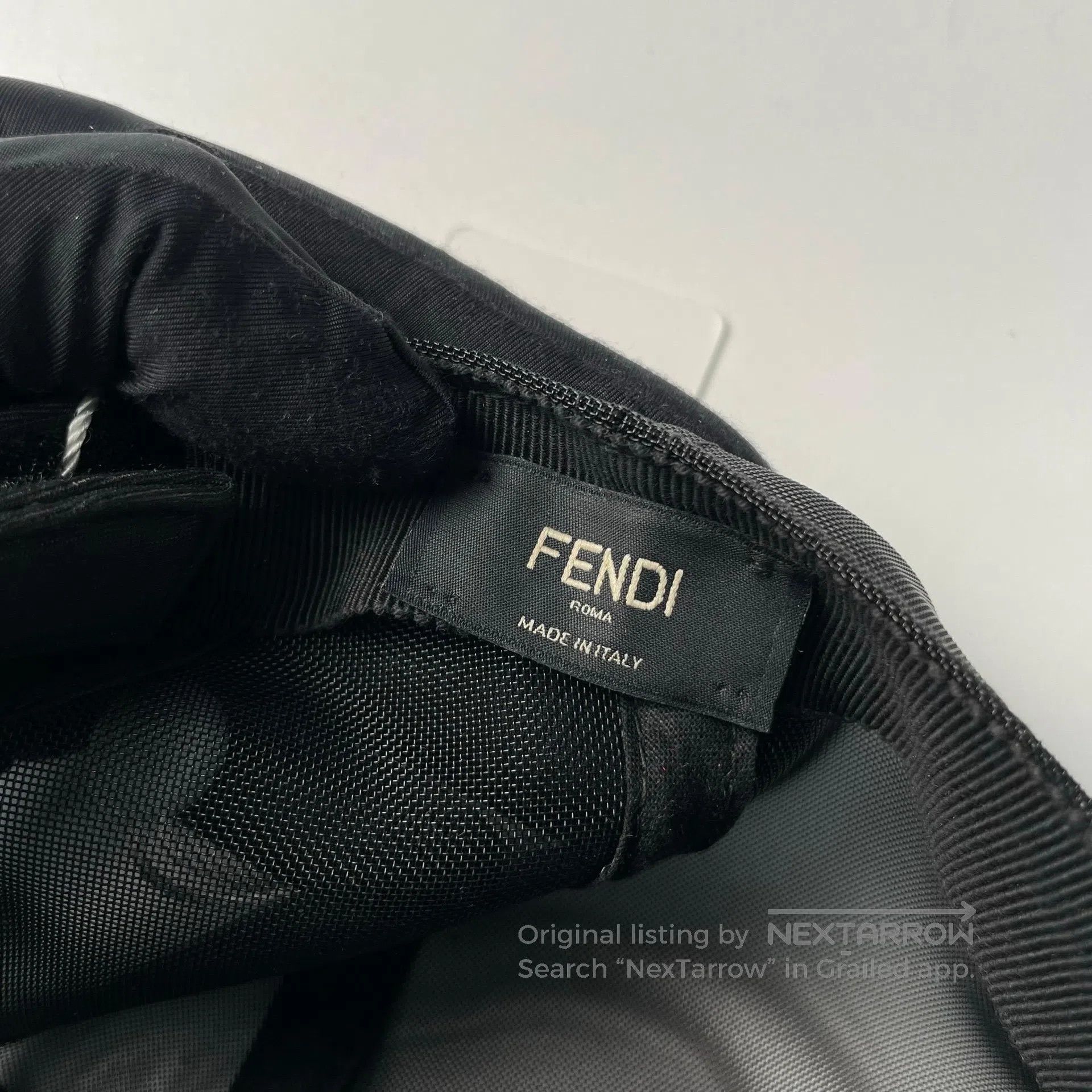 Fendi FENDI Black Letter Logo Baseball Cap| Size ONE SIZE - 7 Thumbnail