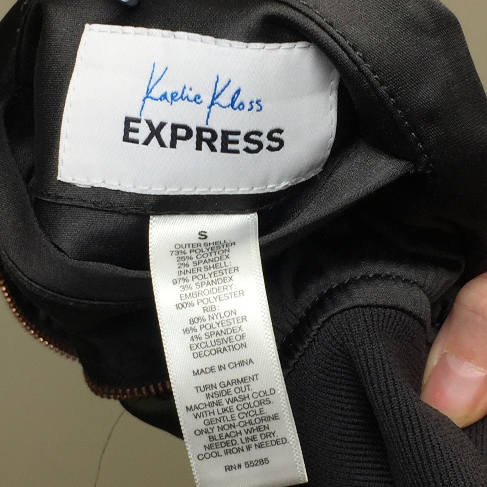 Express Express + Karlie Kloss Collab Reversible Bomber Jacket Small Size S / US 4 / IT 40 - 7 Thumbnail