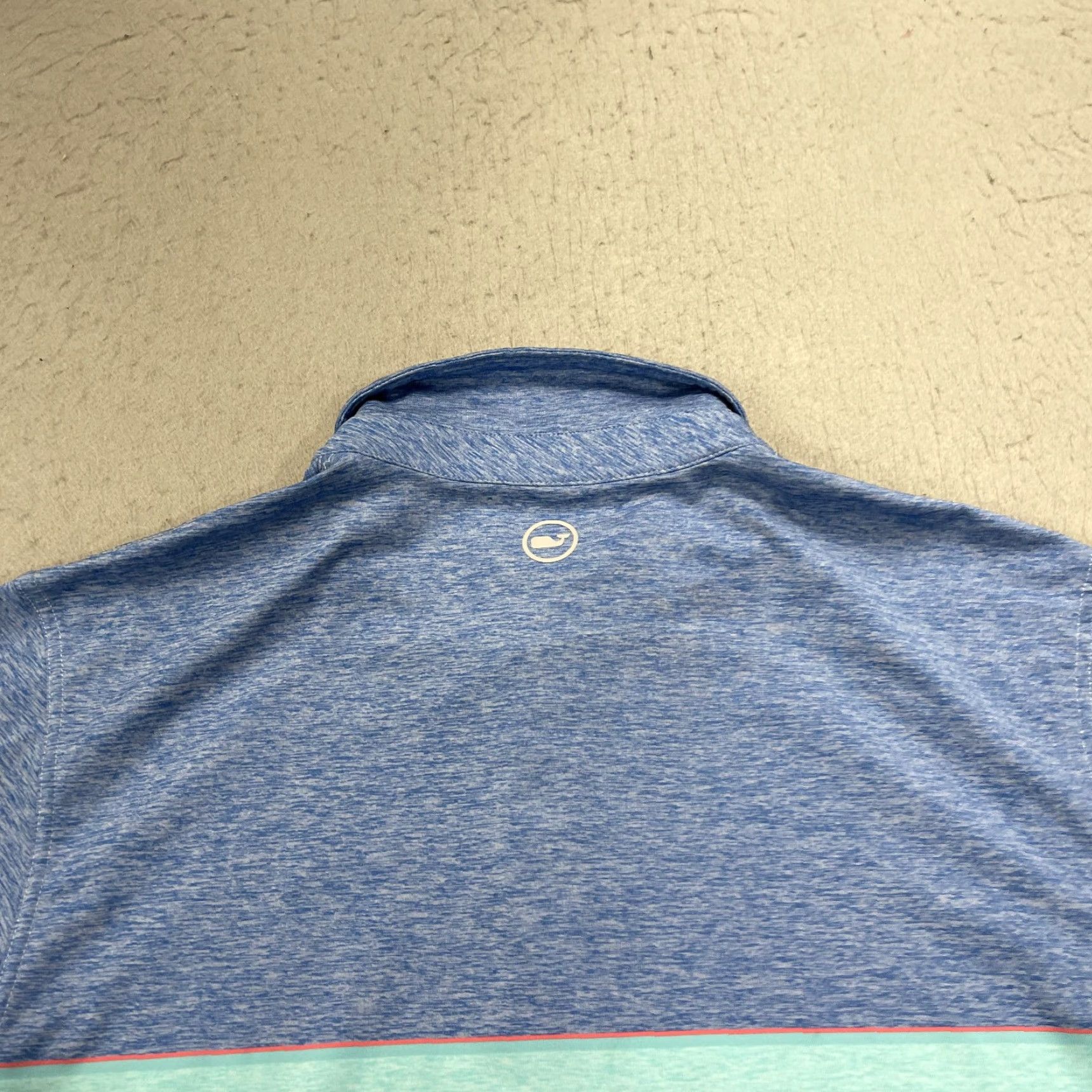 Vineyard Vines Vineyard Vines Polo Shirt Mens Large Blue Stretch Heather Performance Golf Shirt Size US L / EU 52-54 / 3 - 5 Thumbnail