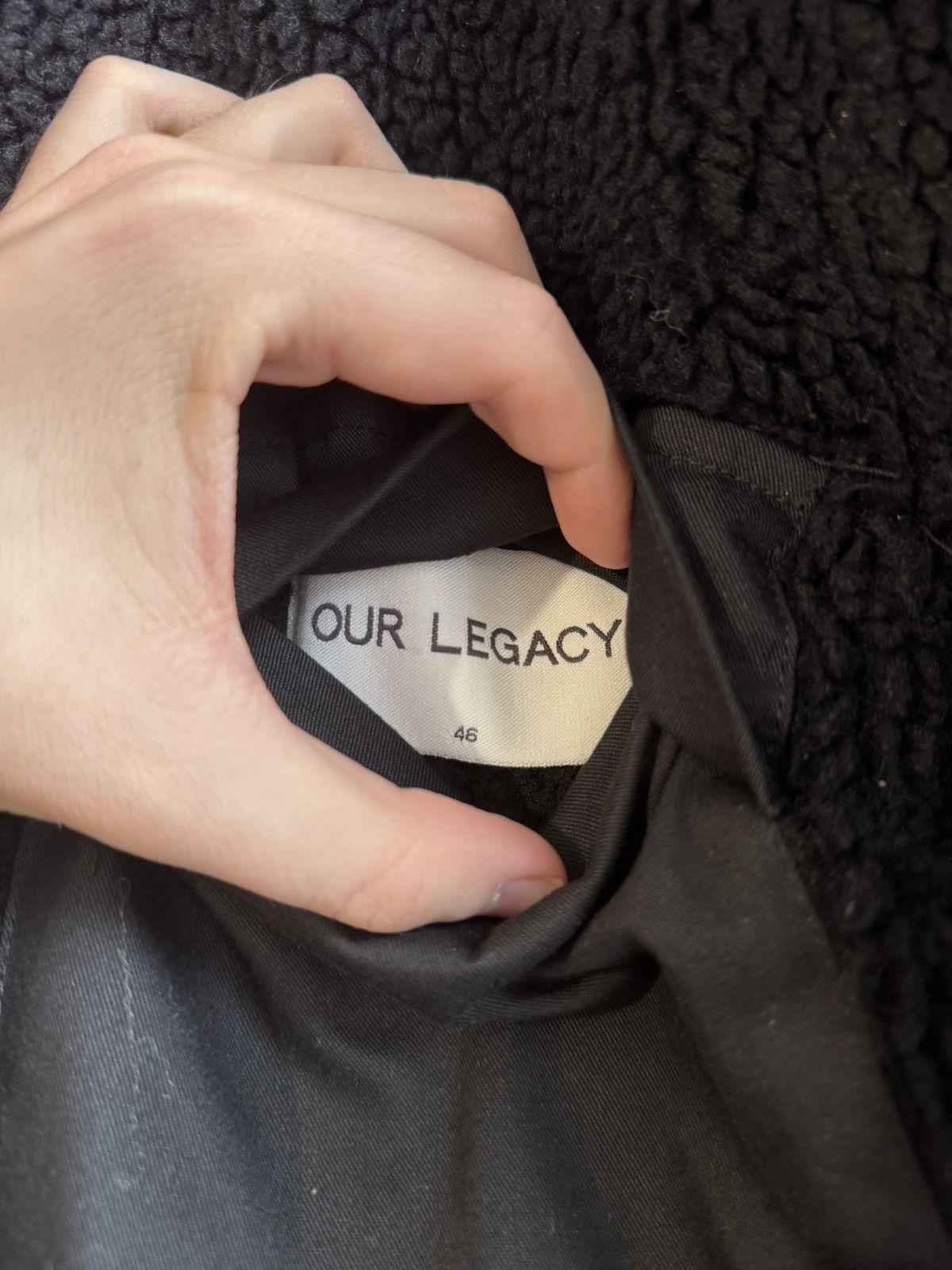 Our Legacy Our Legacy Sherpa Nylon Teddy Reversible Bomber Jacket Black Size US S / EU 44-46 / 1 - 6 Thumbnail