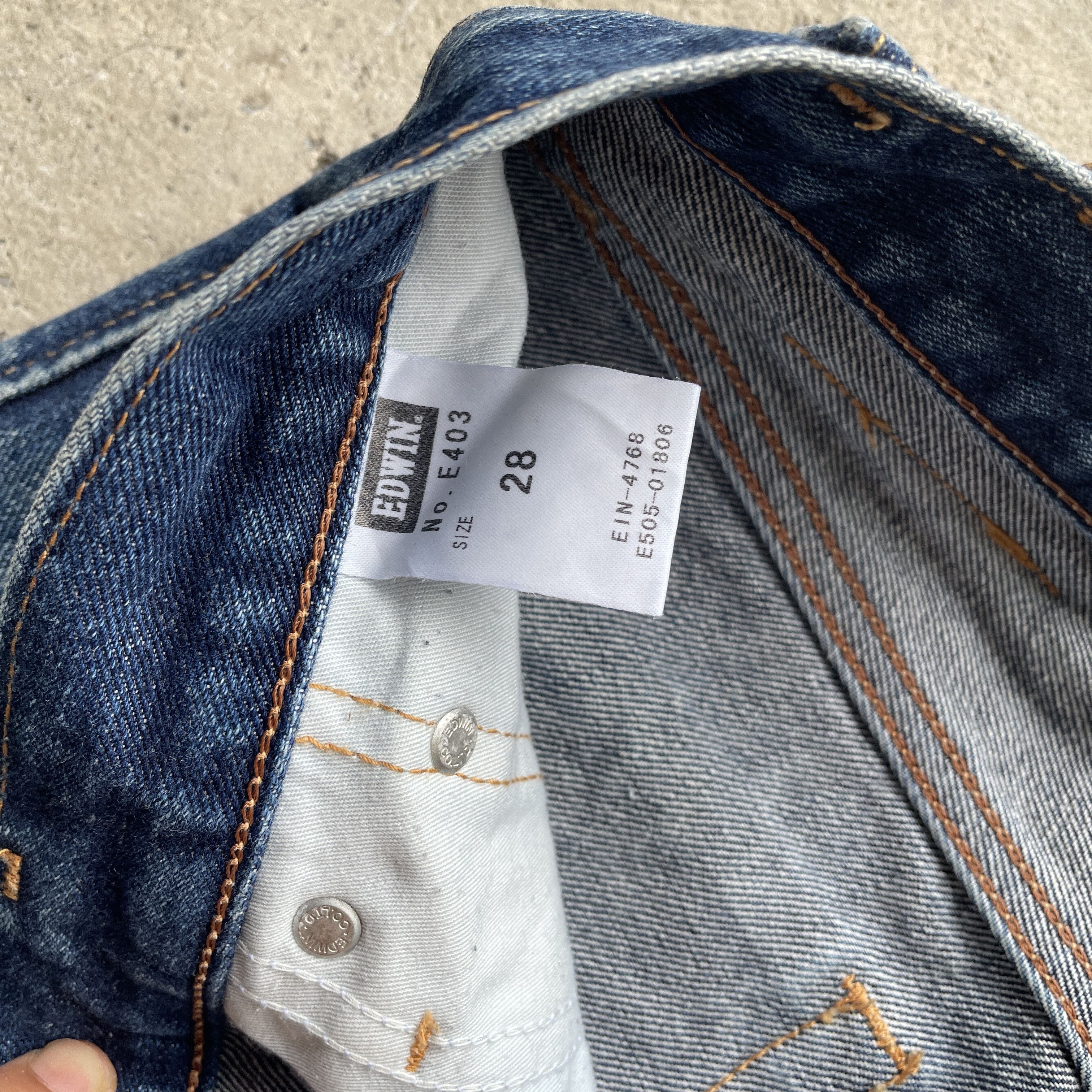 Edwin VINTAGE EDWIN DENIM MADE IN JAPAN FADED JEANS PANTS W30x30.5 Size US 30 / EU 46 - 7 Thumbnail