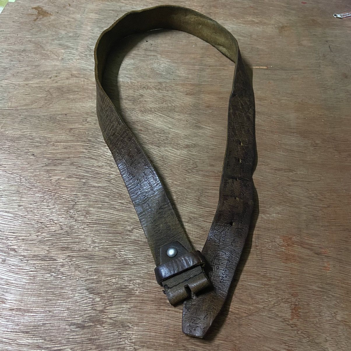 Other Rare 🔥 SpellOut Number (N)ine Leather Belt (No Buckle Head) Size ONE SIZE - 1 Thumbnail
