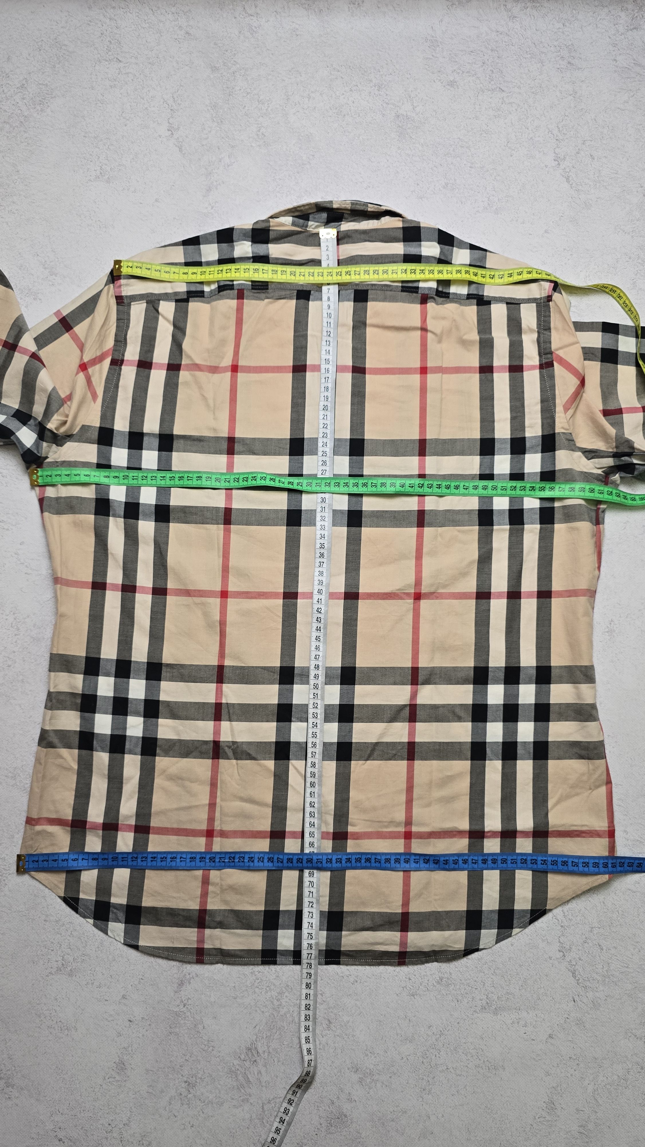 Burberry Burberry Brit Nova Check Shirt Long Sleeve Luxury Size US XL / EU 56 / 4 - 3 Thumbnail