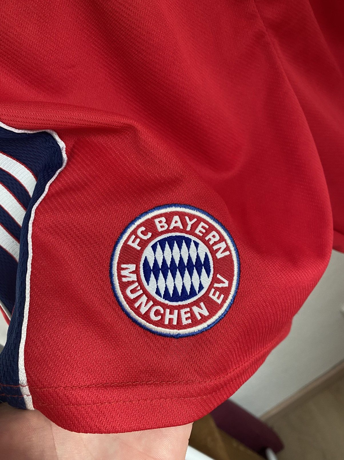 Adidas Vintage Bayern Munich 1999 2001 Shorts Y2K PSG Barcelona Size US 32 / EU 48 - 2 Thumbnail
