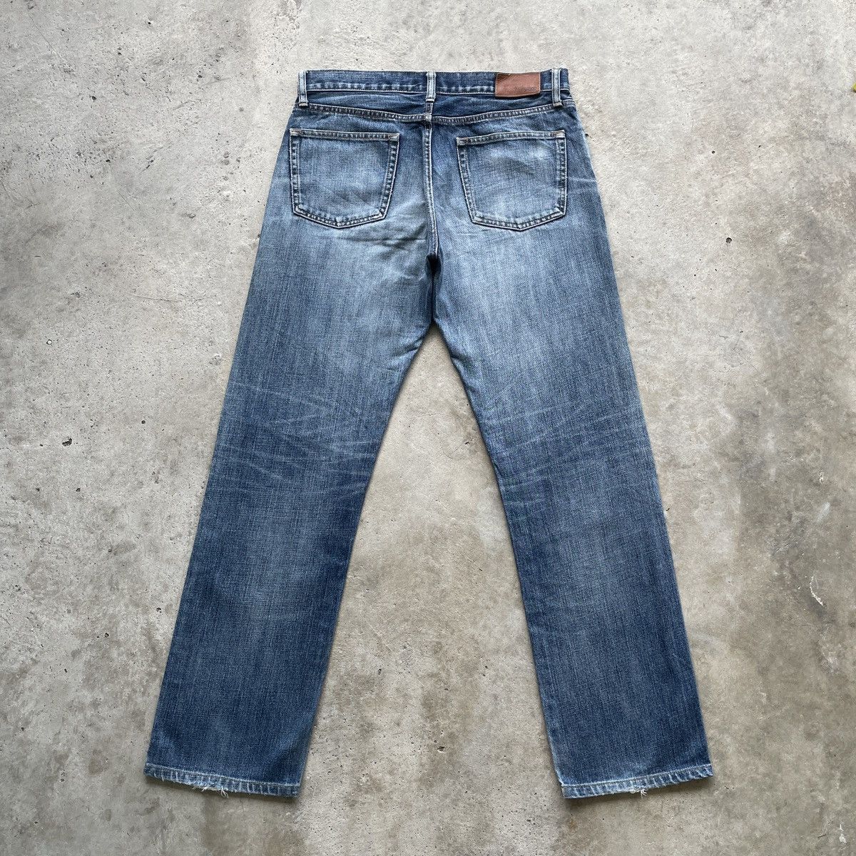 Japanese Brand Vintage Japanese Faded Jeans Denim Pants W33x31 Size US 33 - 11 Thumbnail