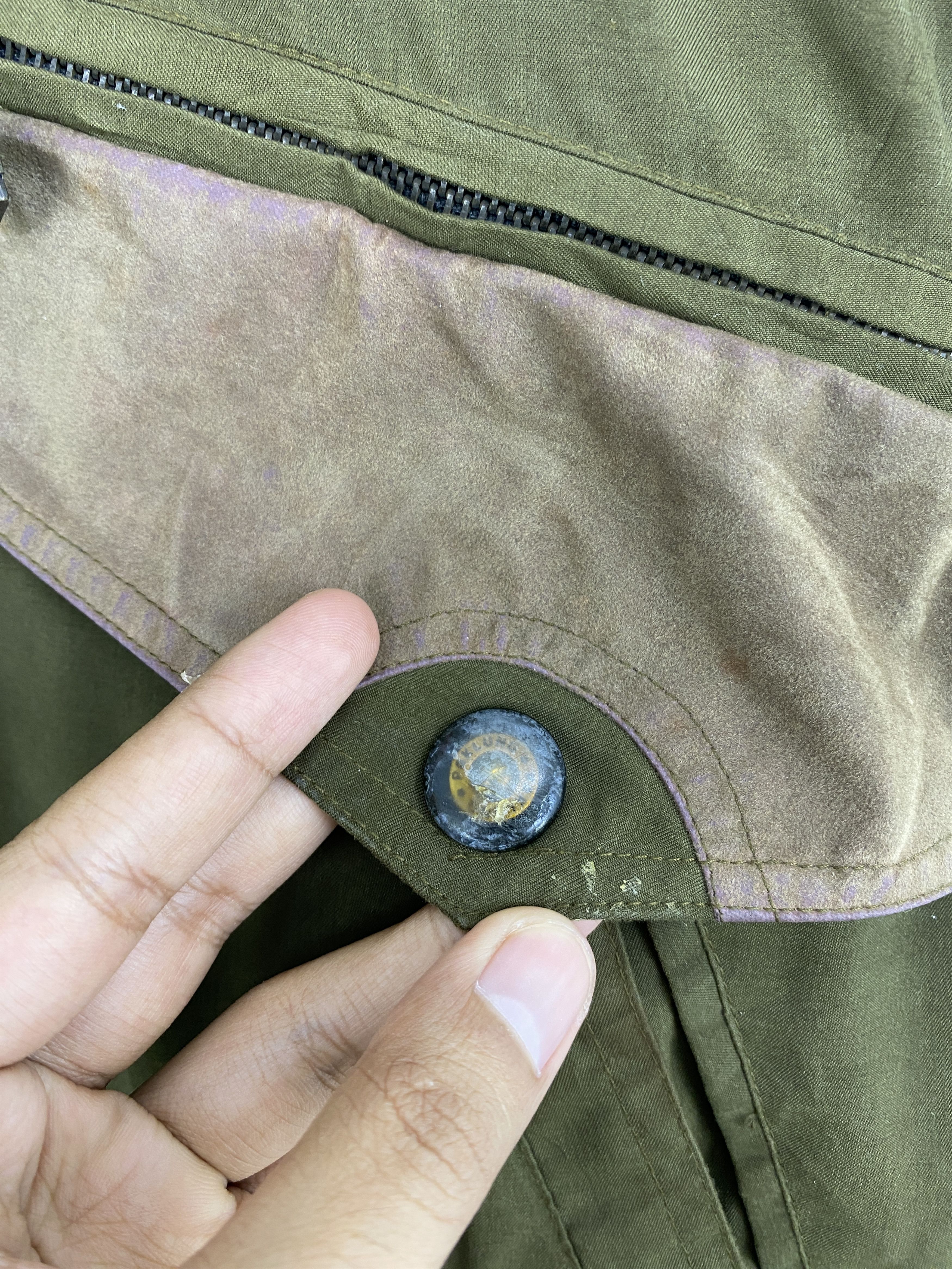 Japanese Brand Vtg Japanese Brand Double Pocket Zipper Green Jacket JA0103 Size US L / EU 52-54 / 3 - 9 Thumbnail