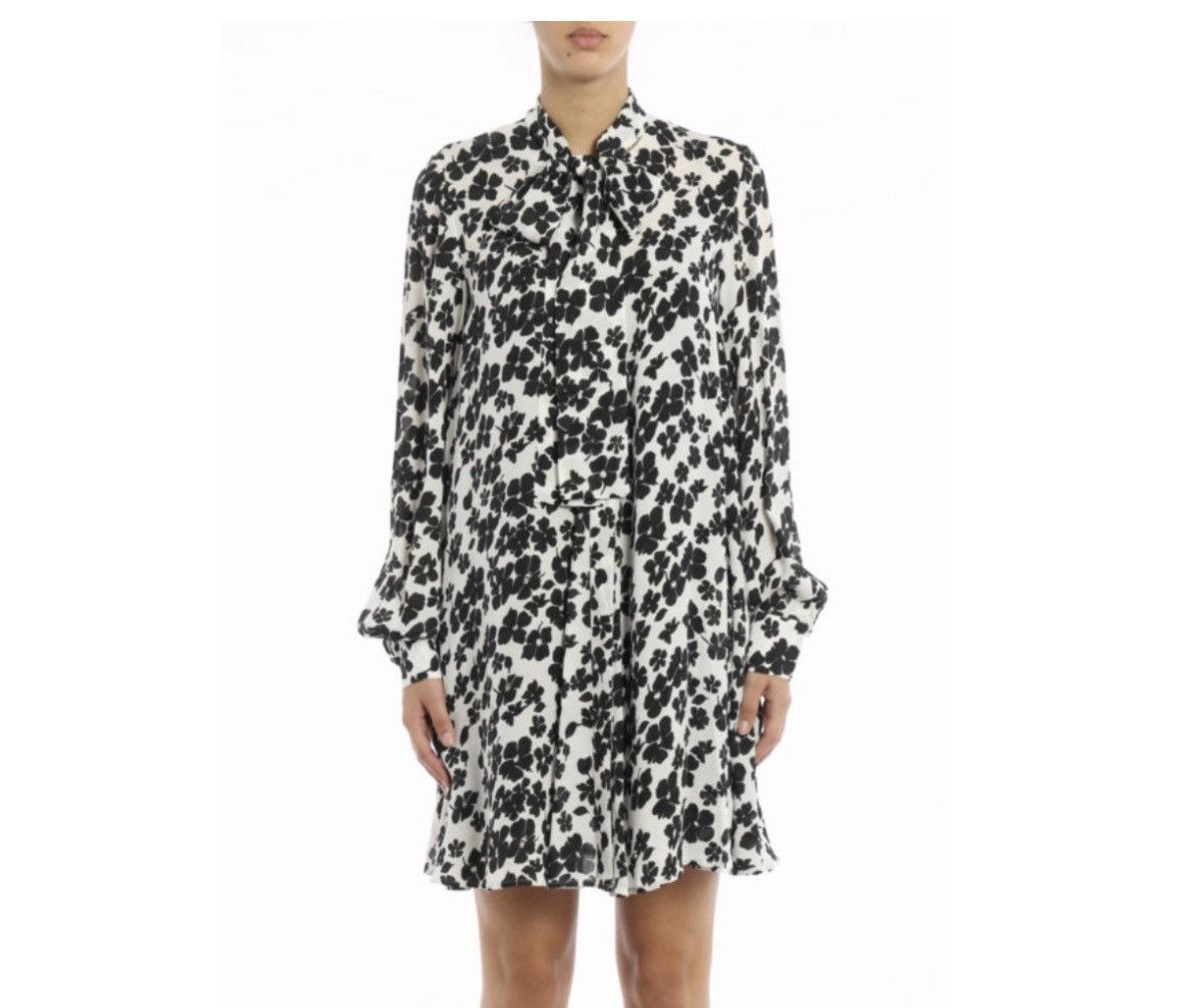 McQ Alexander McQueen McQ Alexander McQueen Floral 100% Silk Mini Dress sz 40 US 6 Size M / US 6-8 / IT 42-44 - 2 Thumbnail