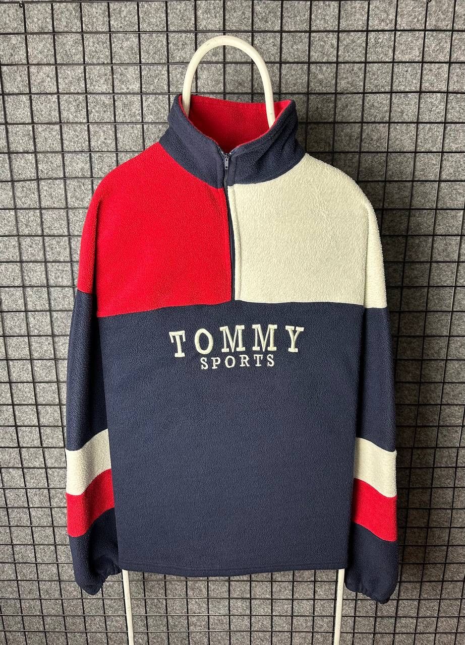 Tommy Hilfiger × Tommy Jeans × Vintage Vintage Tommy Sports fleece sherpa bootleg jacket size XXL Size US XXL / EU 58 / 5 - 1 Thumbnail