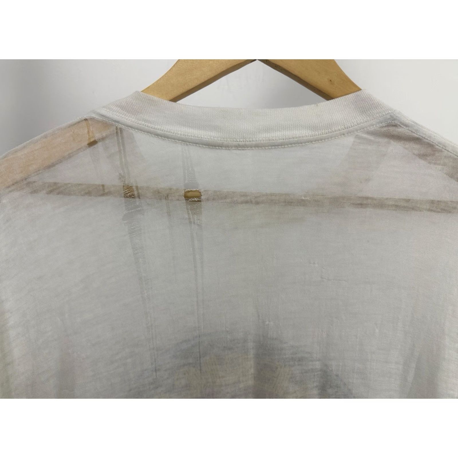 Clarks VTG American Bandstand Dick Clark Thrashed Paper Thin Burnout Worn T-Shirt XL Shirt Mens White Distressed Grunge 80s 90s Size US XL / EU 56 / 4 - 5 Thumbnail