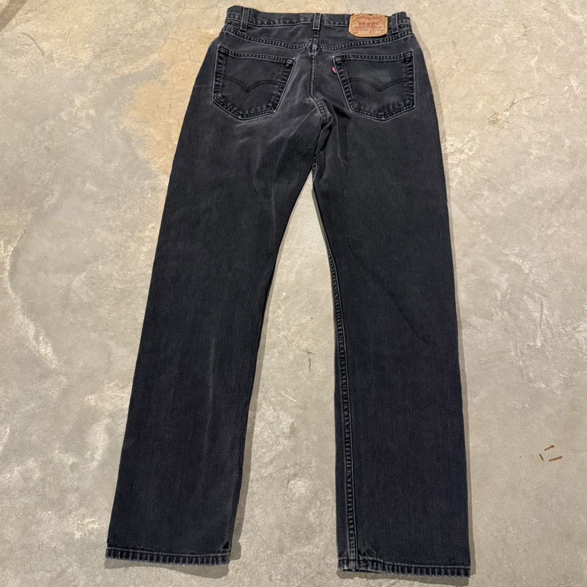 Levi's Vtg 1990s Levi’s 505 Faded Distressed Black Jeans ERD Grunge Size US 32 / EU 48 - 9 Thumbnail