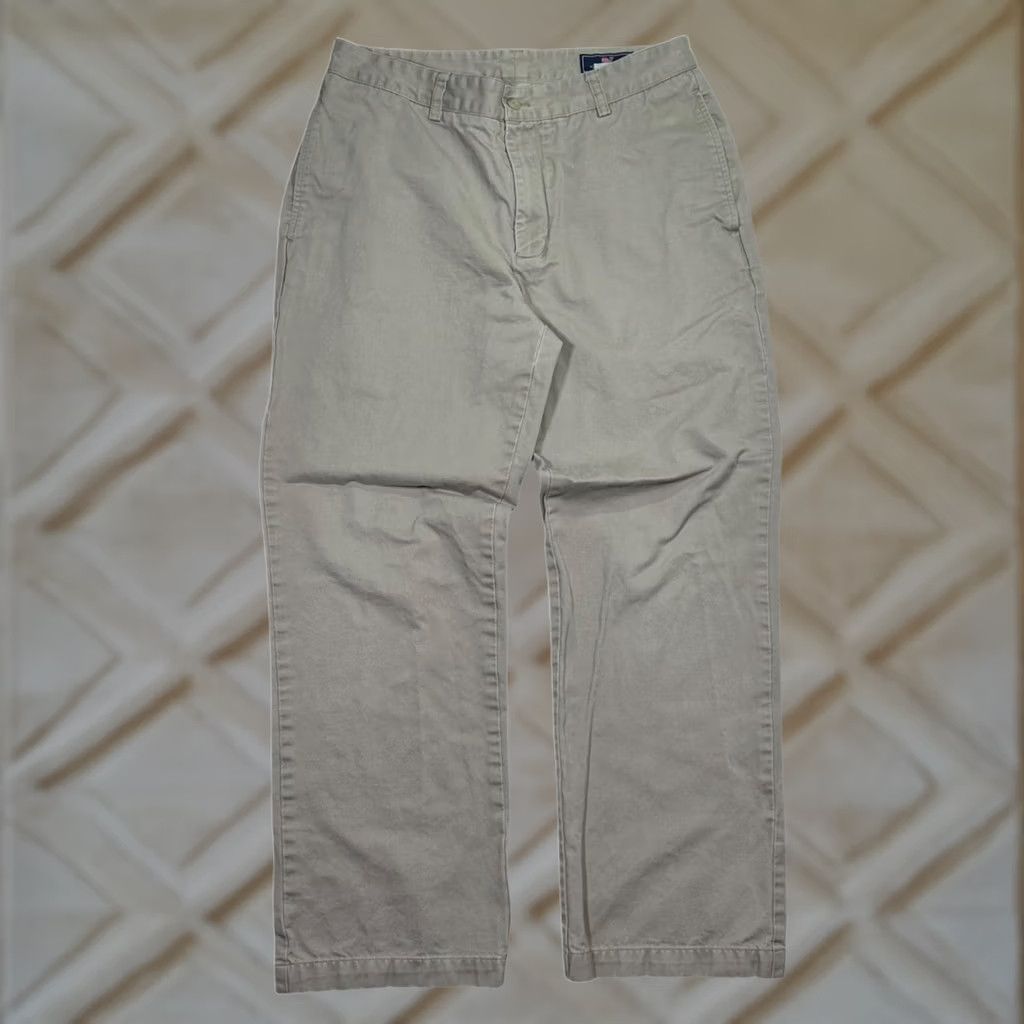 Vineyard Vines Vineyard Vines Club Pant Khaki Chino Pants Beige 32x30 Straight Leg Men Regular Cotton Casual/Workwear Size US 32 / EU 48 - 1 Thumbnail