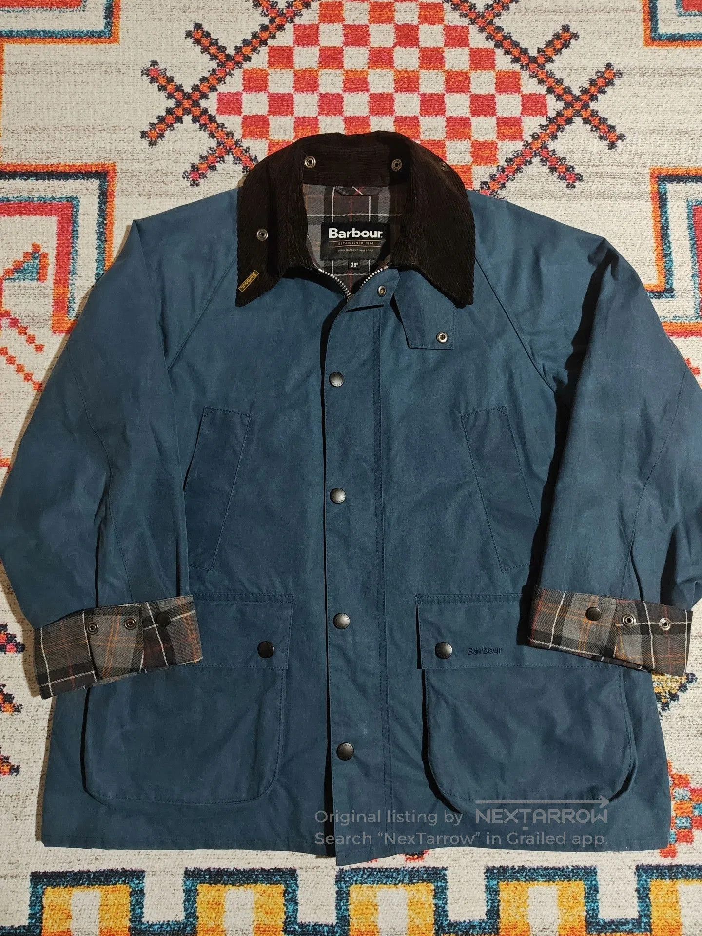 Barbour Barbour OS Bedale Waxed Jacket. Size US M / EU 48-50 / 2 - 4 Thumbnail