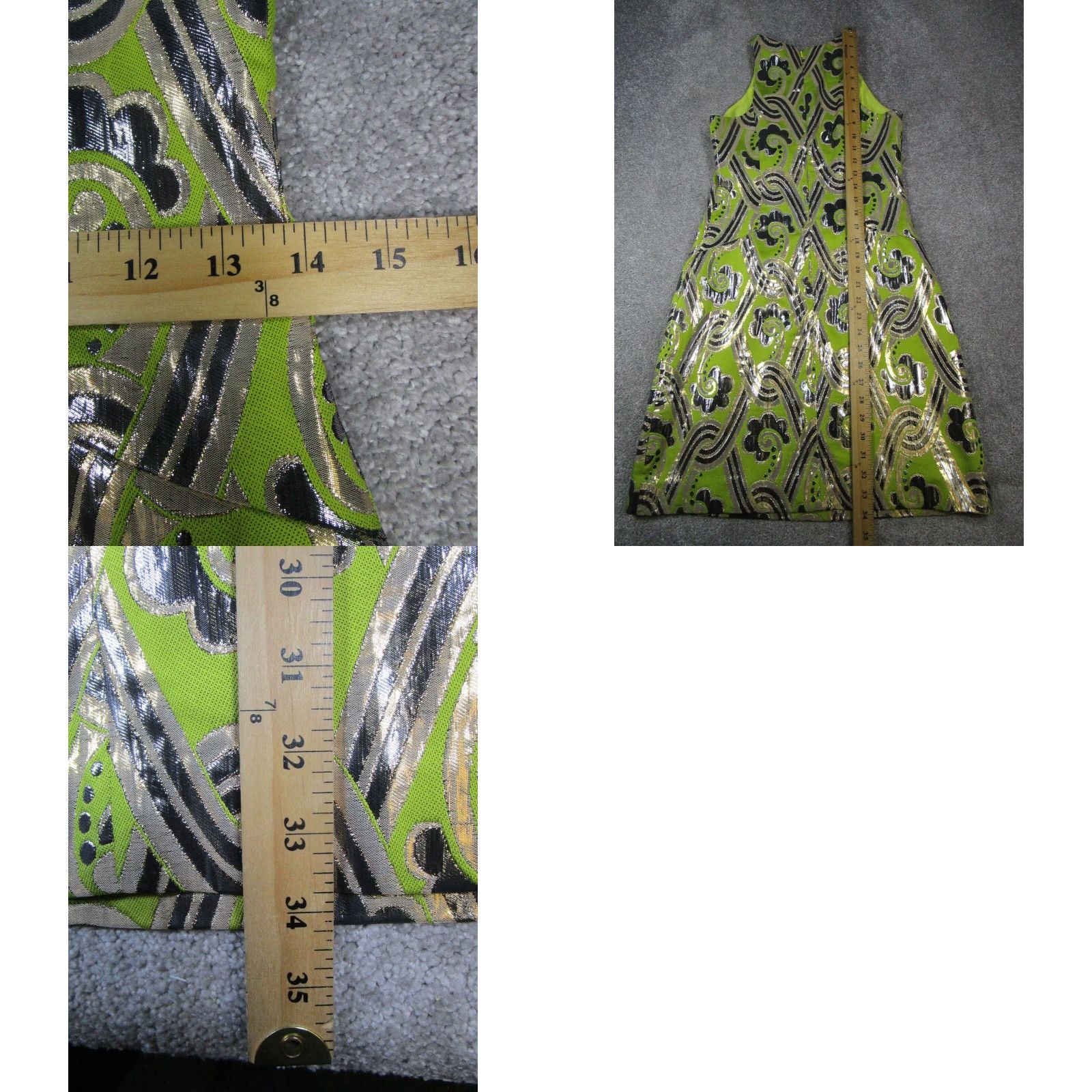 Lilly Pulitzer Lilly Pulitzer Dress 0 Yellow Blue Beige Womens Size XS / US 0-2 / IT 36-38 - 8 Thumbnail