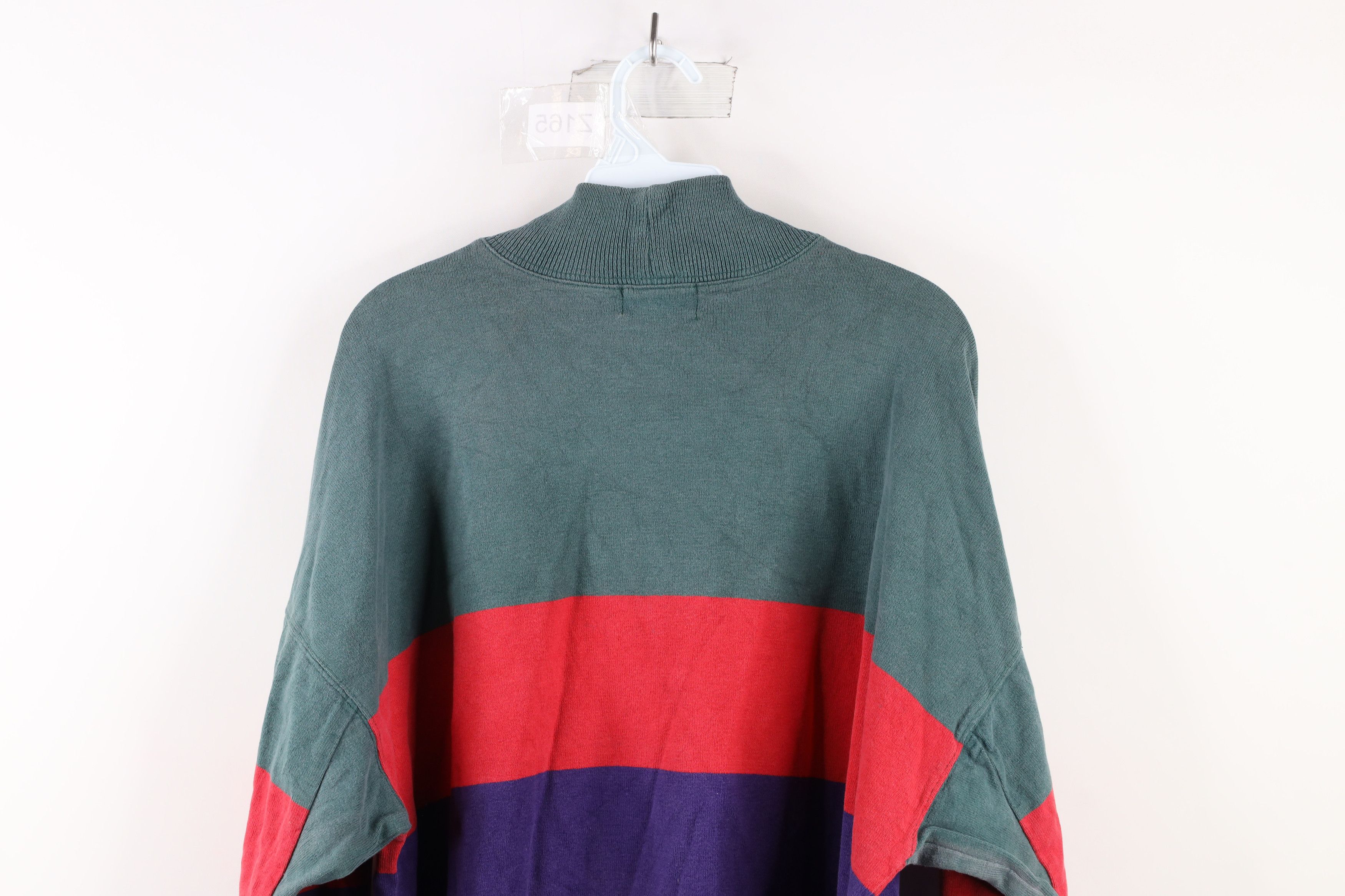 L.L. Bean × Vintage Vintage 90s LL Bean Heavyweight T-Shirt Striped USA Size US XXL / EU 58 / 5 - 12 Thumbnail