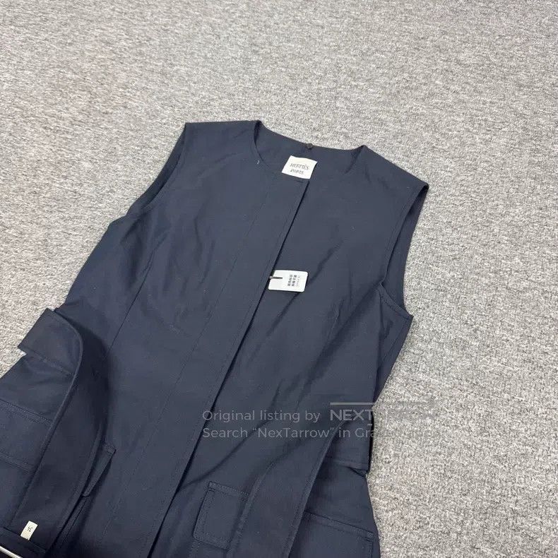 Hermes Hermes Two-Piece Vest Sleeveless Top Size XXS / US 00 / IT 34 - 3 Thumbnail