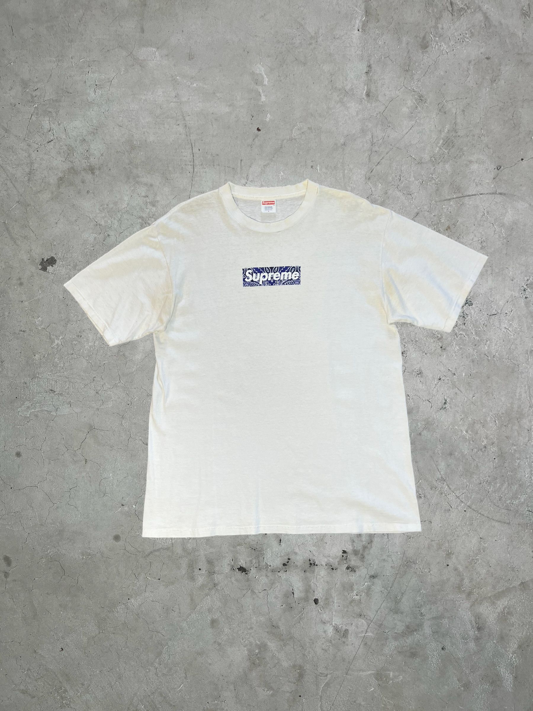 Supreme * OG 2001 *Purple Paisley Box Logo Size US L / EU 52-54 / 3 - 1 Thumbnail