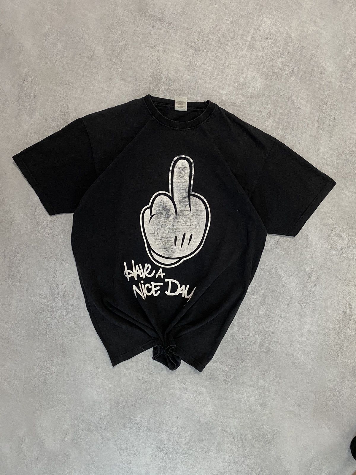 Band Tees 🖕 Vintage T Shirt Humor Tee Have a nice day Band Rock Size US L / EU 52-54 / 3 - 2 Thumbnail