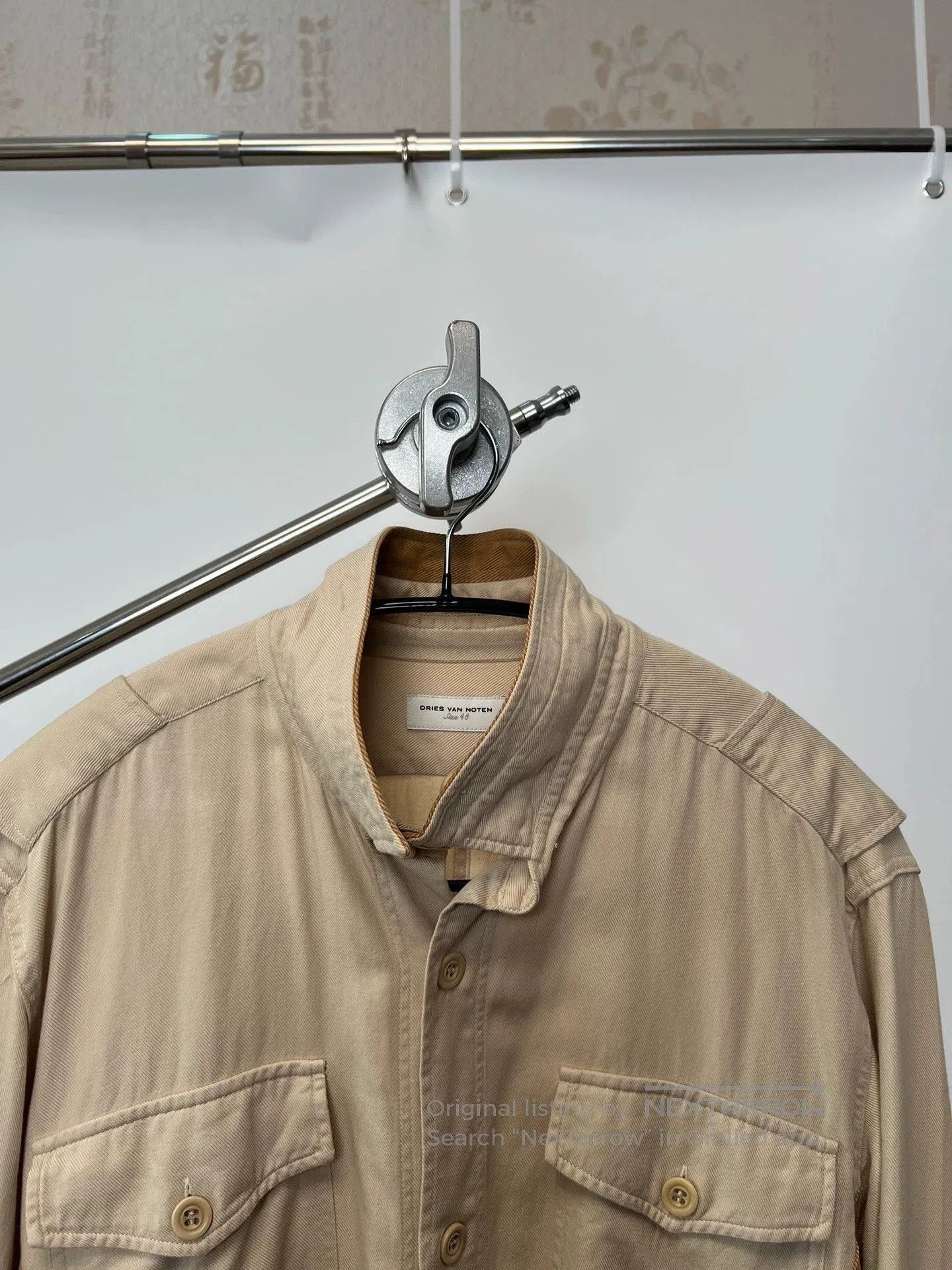 Dries Van Noten Multi Color Long Sleeve Button Up Shirt. Size US M / EU 48-50 / 2 - 3 Thumbnail