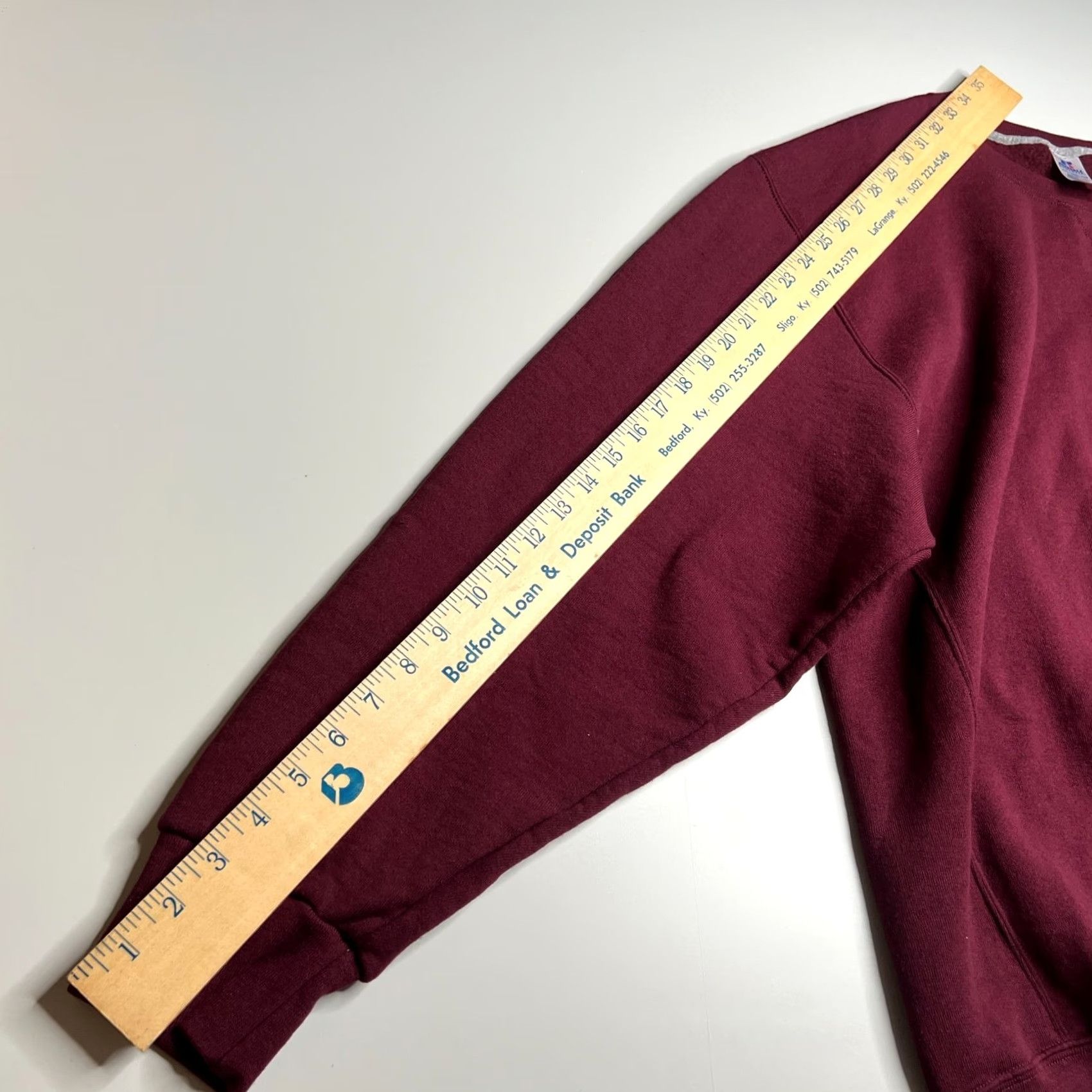 Russell Athletic VINTAGE Russell Athletic Sweatshirt Pullover Crewneck 2XL Red Wine 90s Mens Regular Cotton Fleece Maroon Size US XXL / EU 58 / 5 - 4 Thumbnail