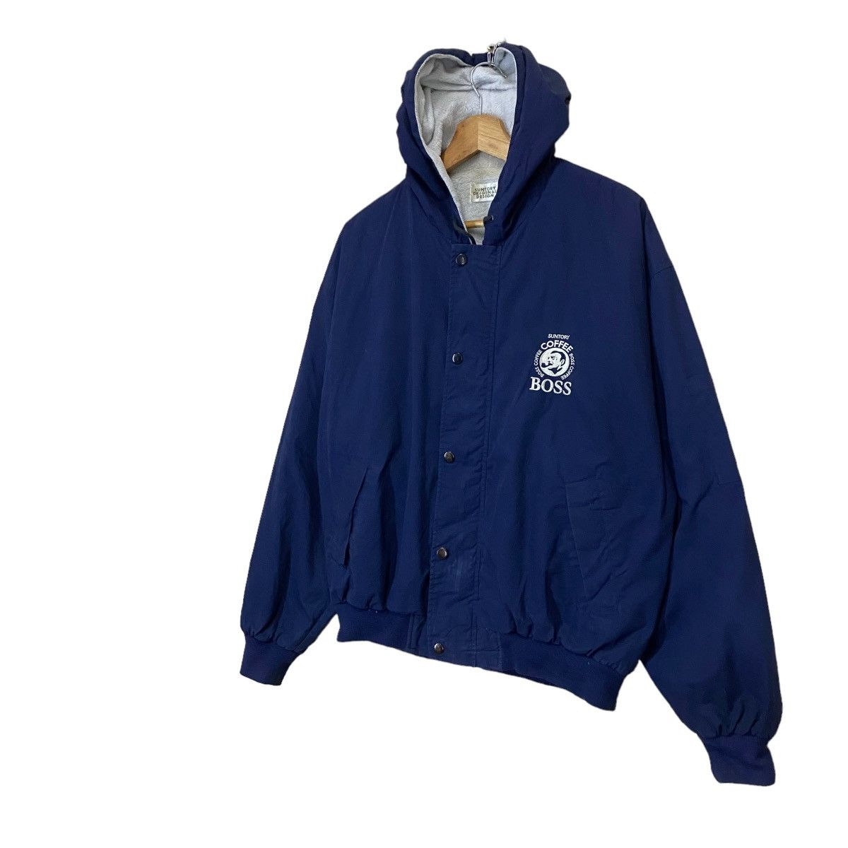 Vintage Suntory Boss Coffee Original Design Hoodie Jacket Size US M / EU 48-50 / 2 - 3 Thumbnail