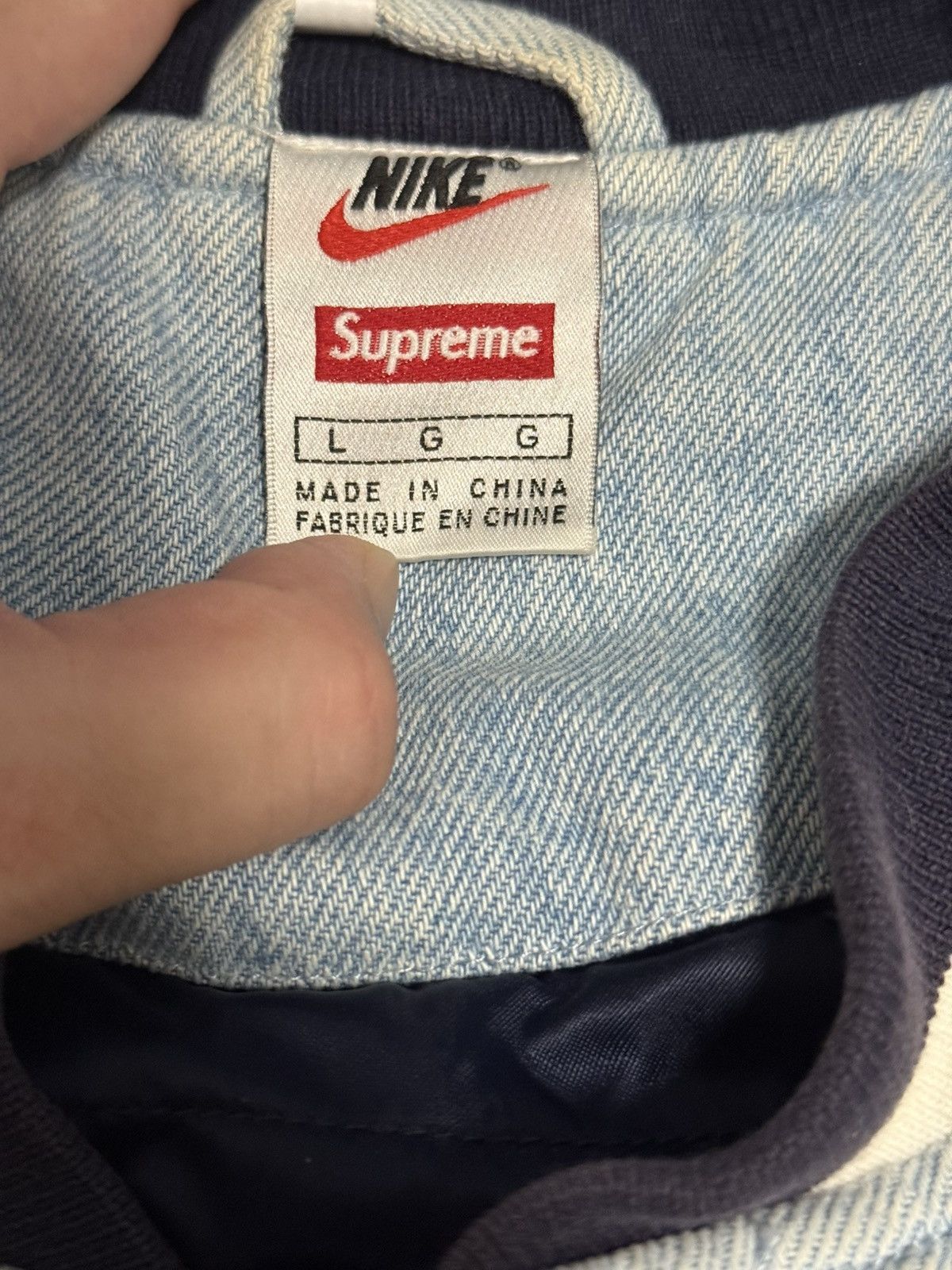 NBA × Nike × Supreme Supreme nba Jacket nike teams warm-up Jacket bomber Jacket Size US L / EU 52-54 / 3 - 3 Thumbnail