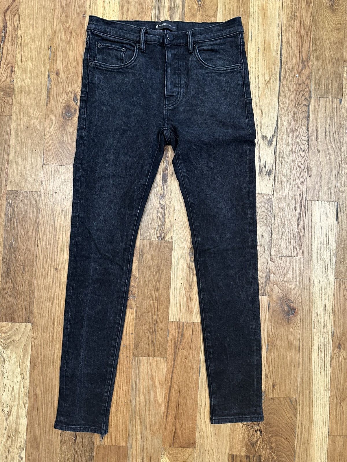 Purple Brand Purple Brand Plain Faded Black Denim Jeans Size 31 Size US 31 - 1 Thumbnail