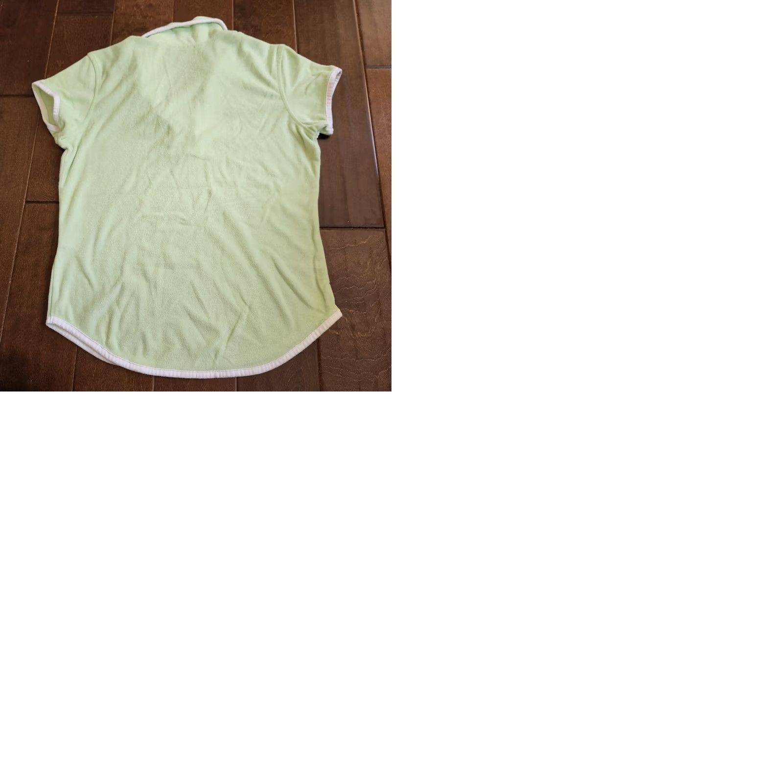 Nautica Nautica Women Sleepwear Polo Shirt - Size M - Green - Short Sleeve Collared Pajama Top, Cotton Polyester, Machine Washable, Regular, Women Size M / US 6-8 / IT 42-44 - 9 Thumbnail
