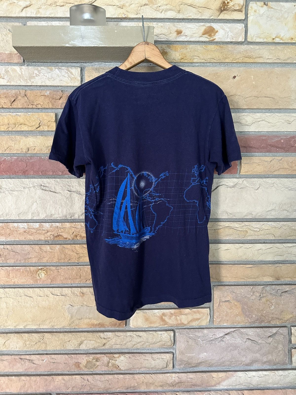 Vintage Vintage 80s Nassau Bahamas Wrap Around Graphic Tee Size US M / EU 48-50 / 2 - 2 Thumbnail