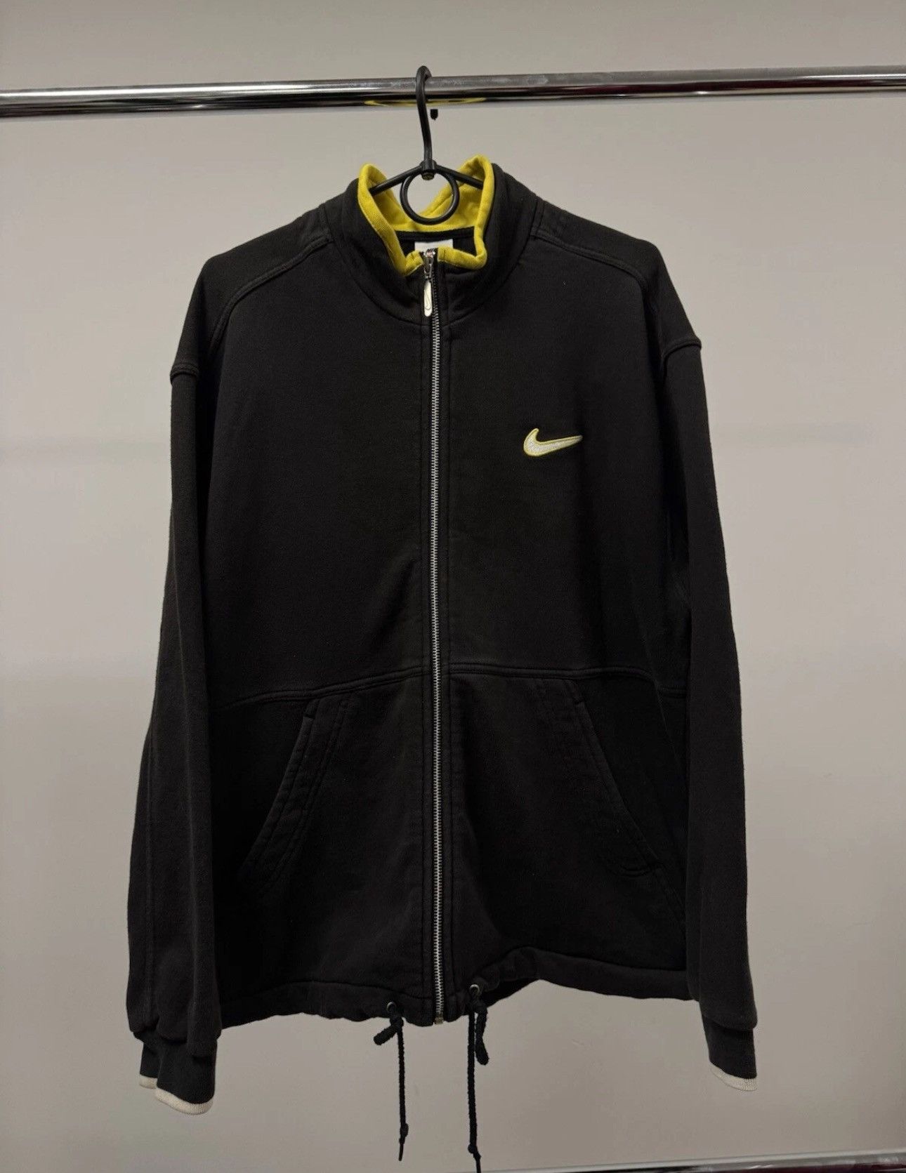 Nike × Vintage Vintage Nike Full Zip Sweatshirt Big Swoosh 90S Size US M / EU 48-50 / 2 - 1 Thumbnail